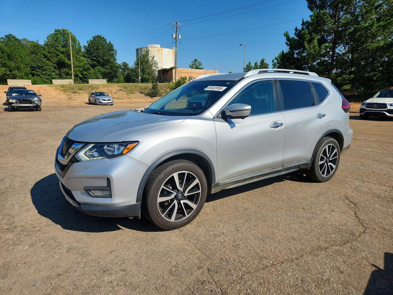 2020 Nissan Rogue Sl Silver vin: 5N1AT2MTXLC756431