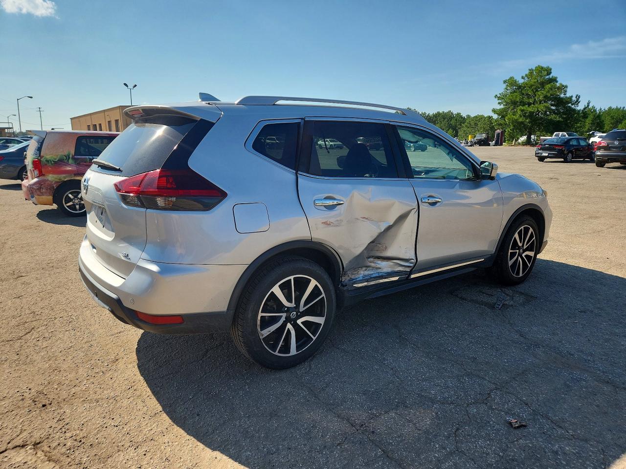 2020 Nissan Rogue Sl Silver vin: 5N1AT2MTXLC756431