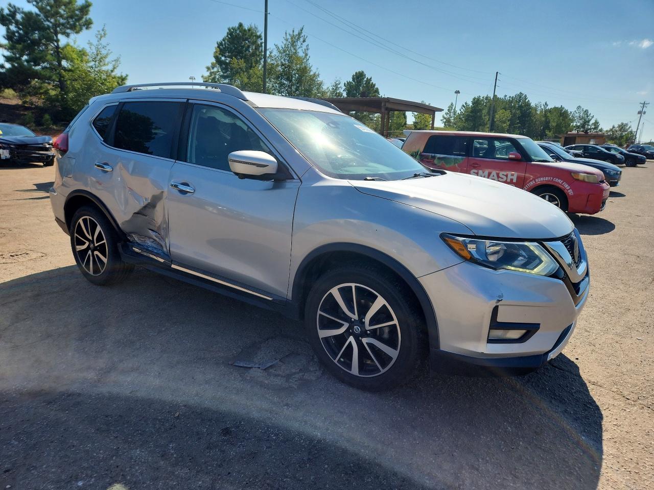 2020 Nissan Rogue Sl Silver vin: 5N1AT2MTXLC756431