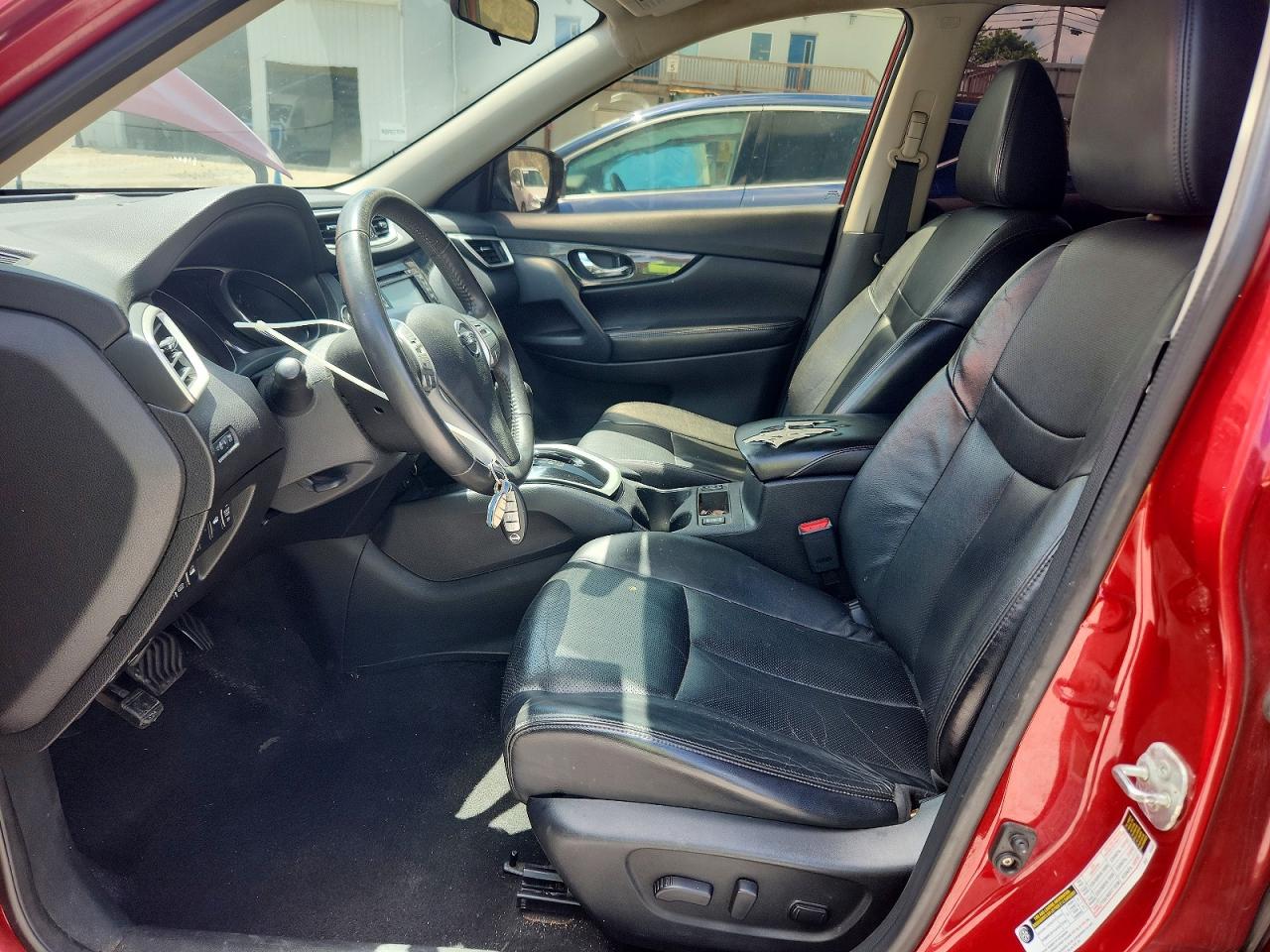 2014 Nissan Rogue Sl Red vin: 5N1AT2MV0EC753767