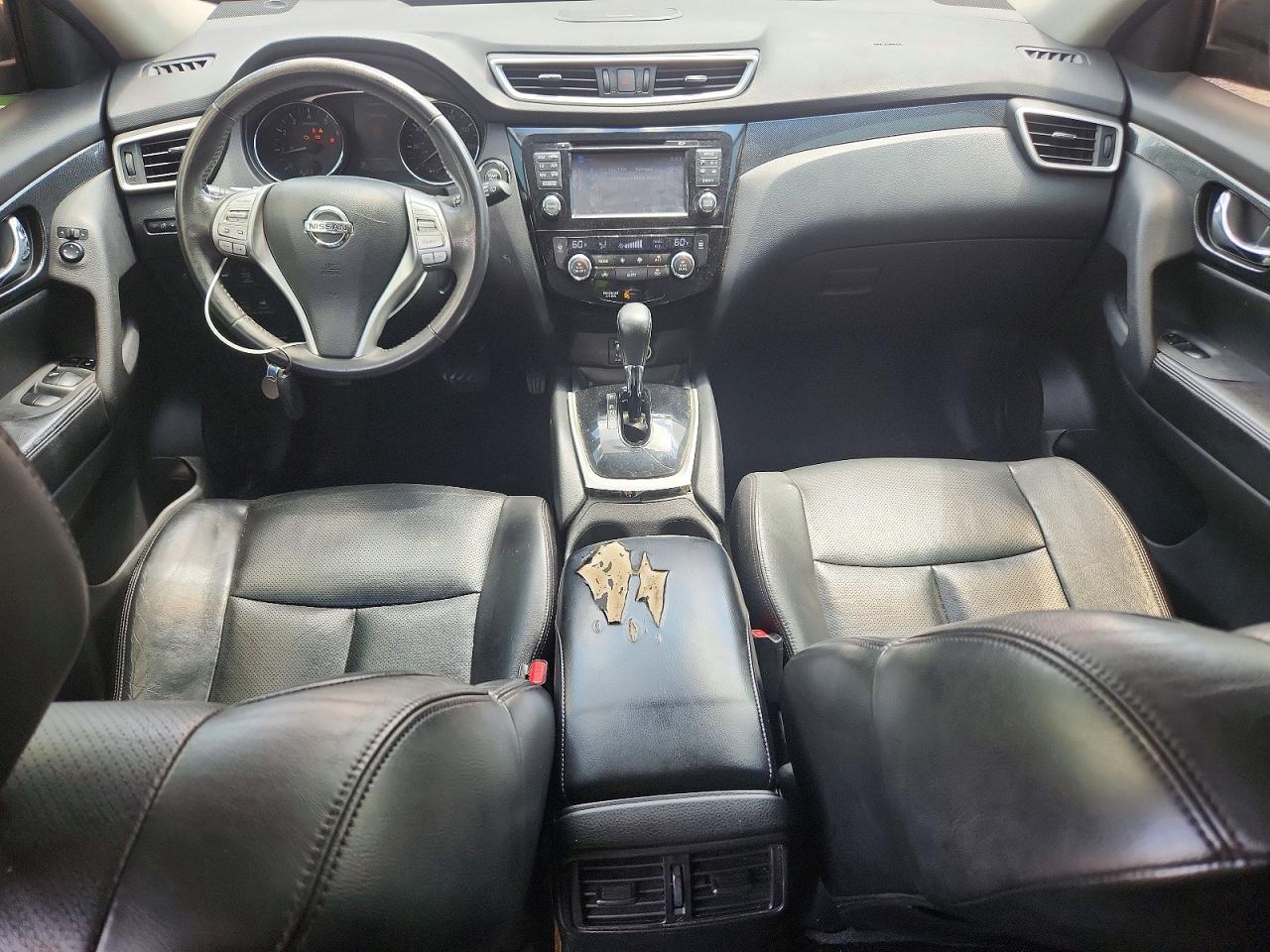 2014 Nissan Rogue Sl Red vin: 5N1AT2MV0EC753767