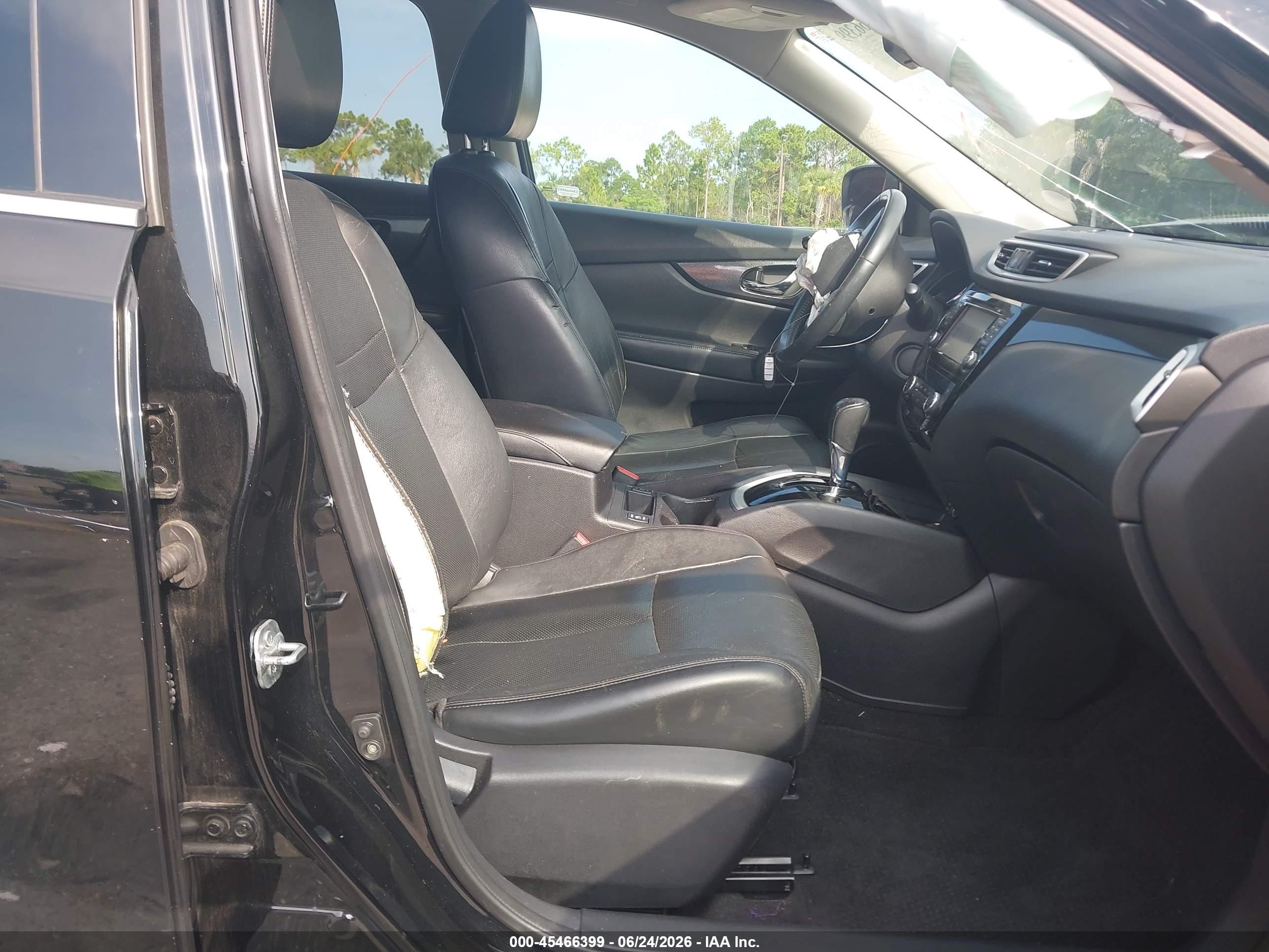2014 Nissan Rogue Sl Черный vin: 5N1AT2MV0EC764235