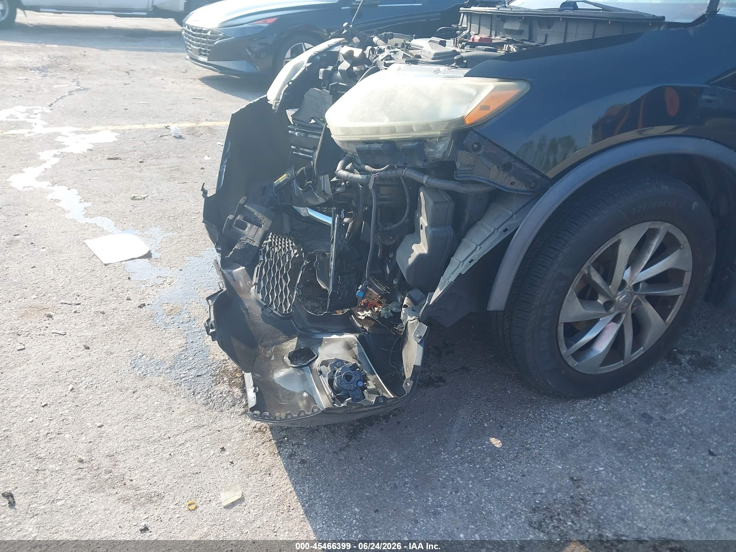 2014 Nissan Rogue Sl Черный vin: 5N1AT2MV0EC764235