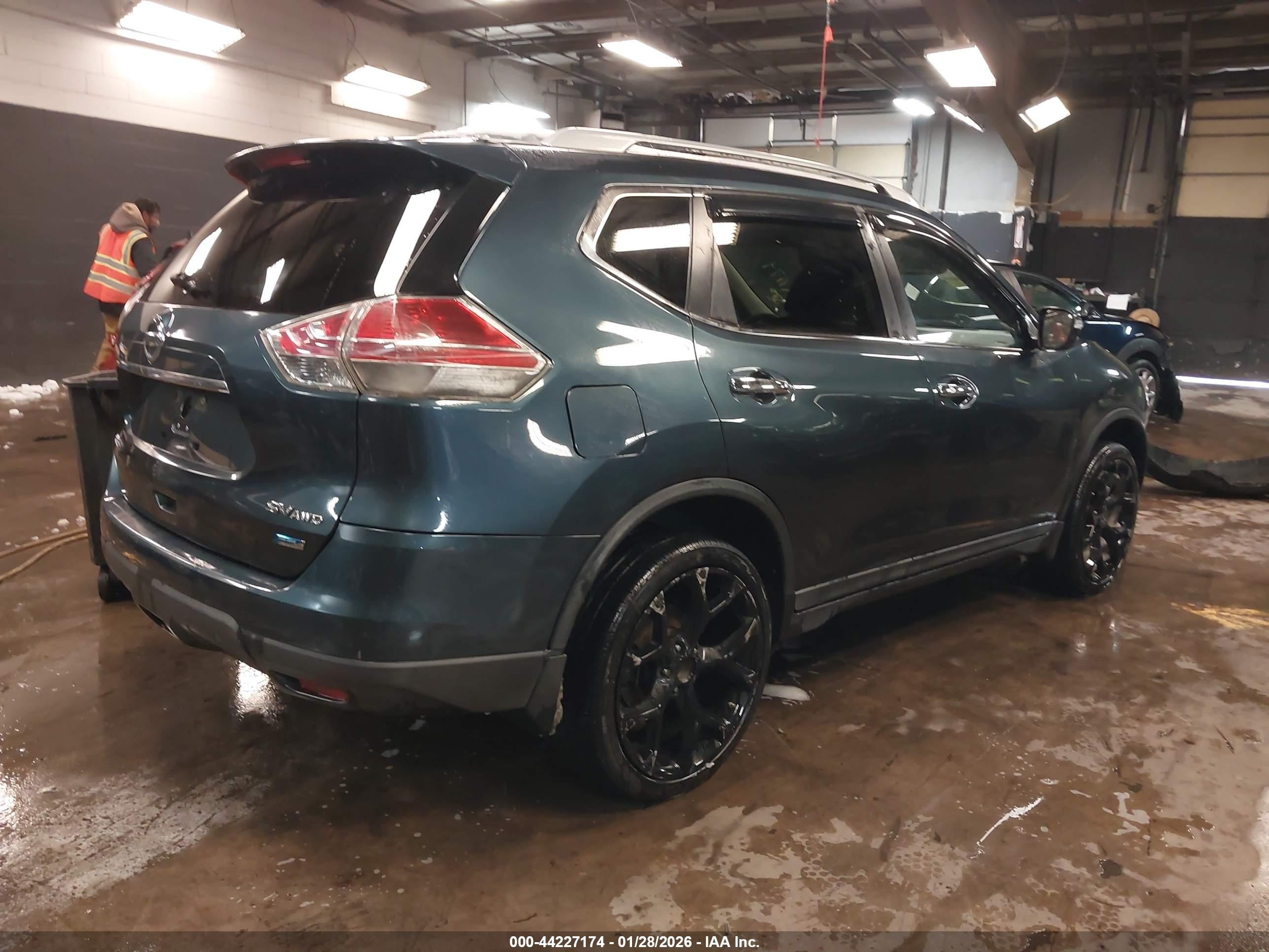 2014 Nissan Rogue Sv Gray vin: 5N1AT2MV0EC766941