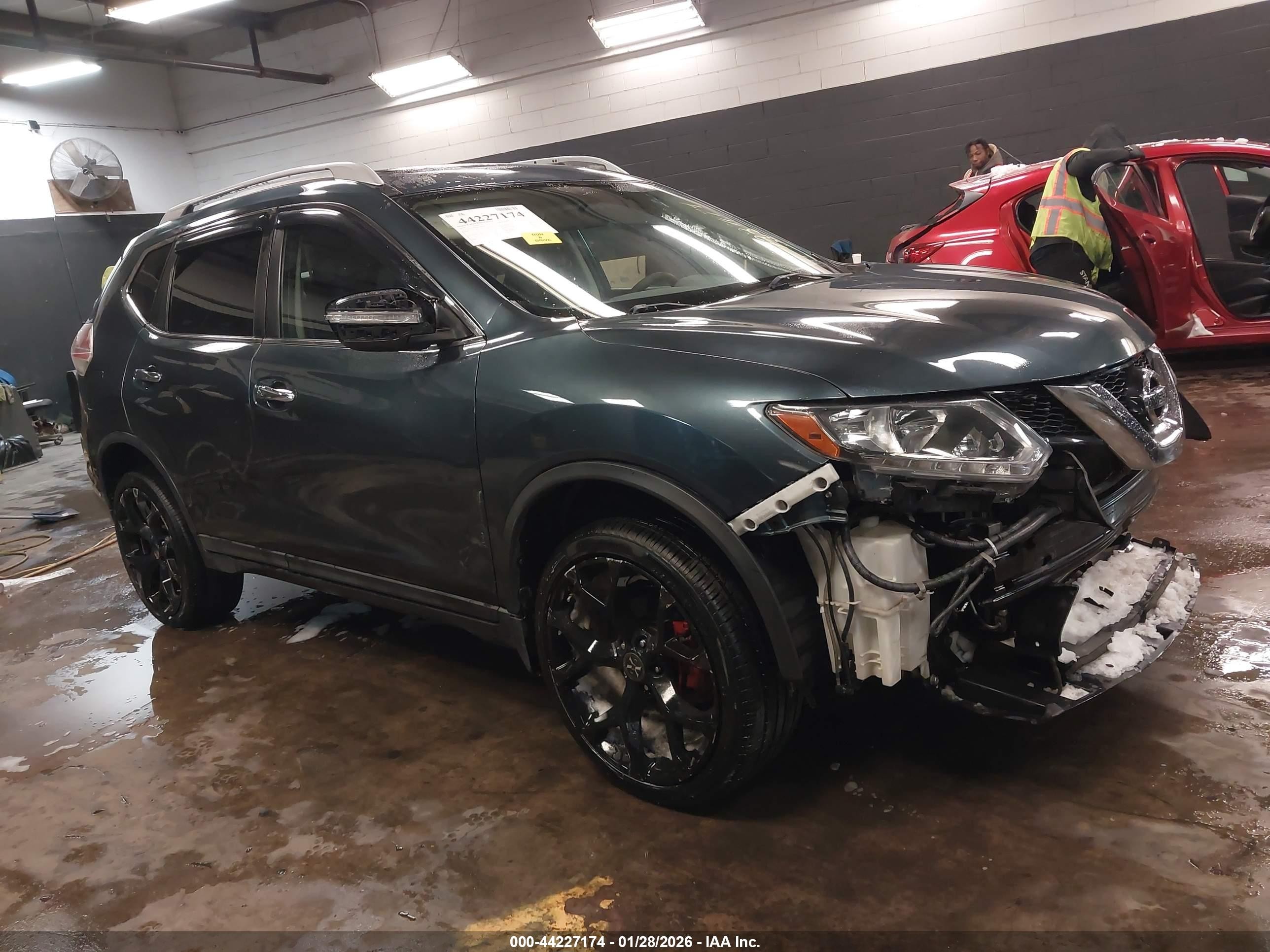 2014 Nissan Rogue Sv Gray vin: 5N1AT2MV0EC766941