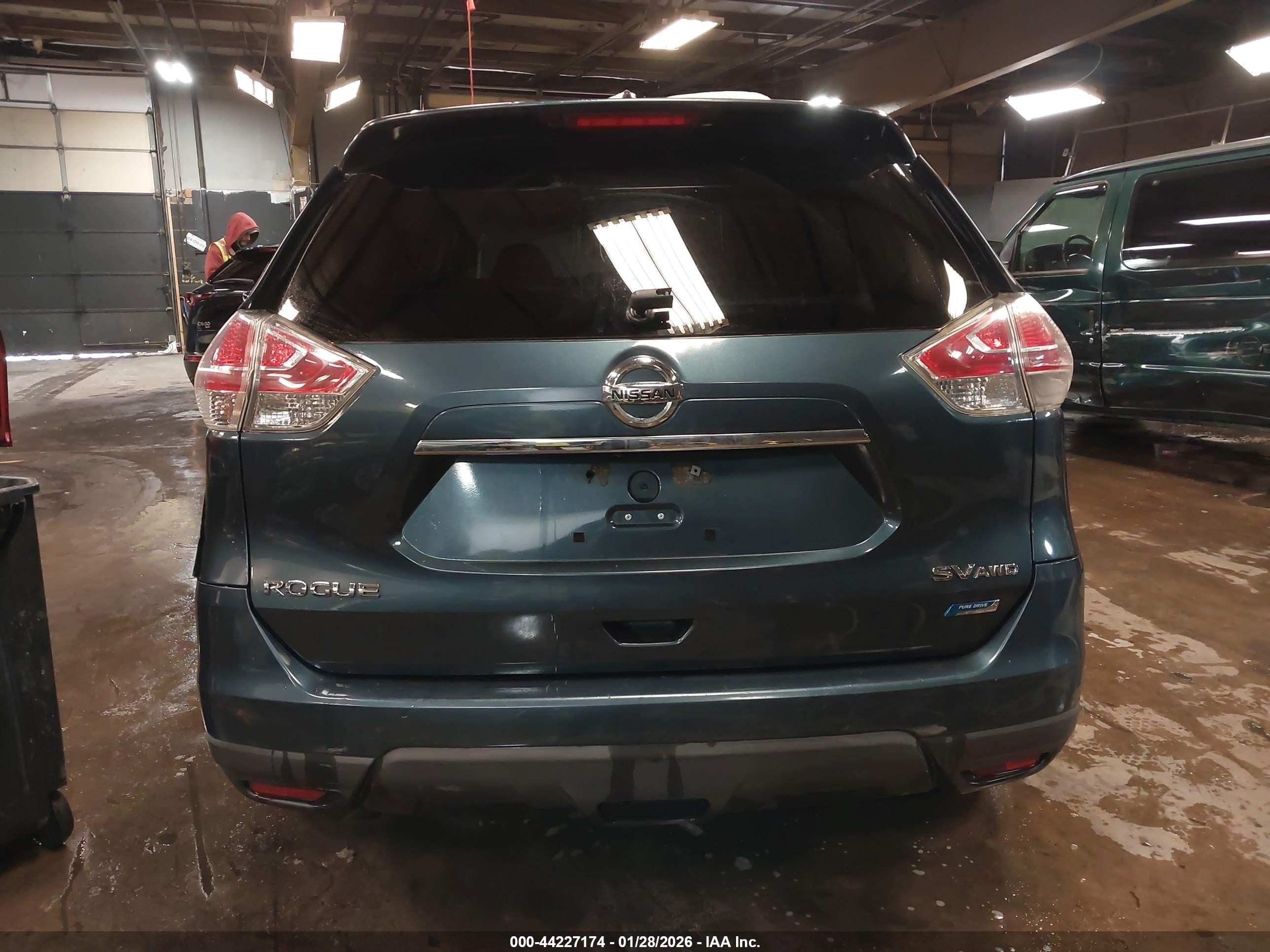 2014 Nissan Rogue Sv Gray vin: 5N1AT2MV0EC766941