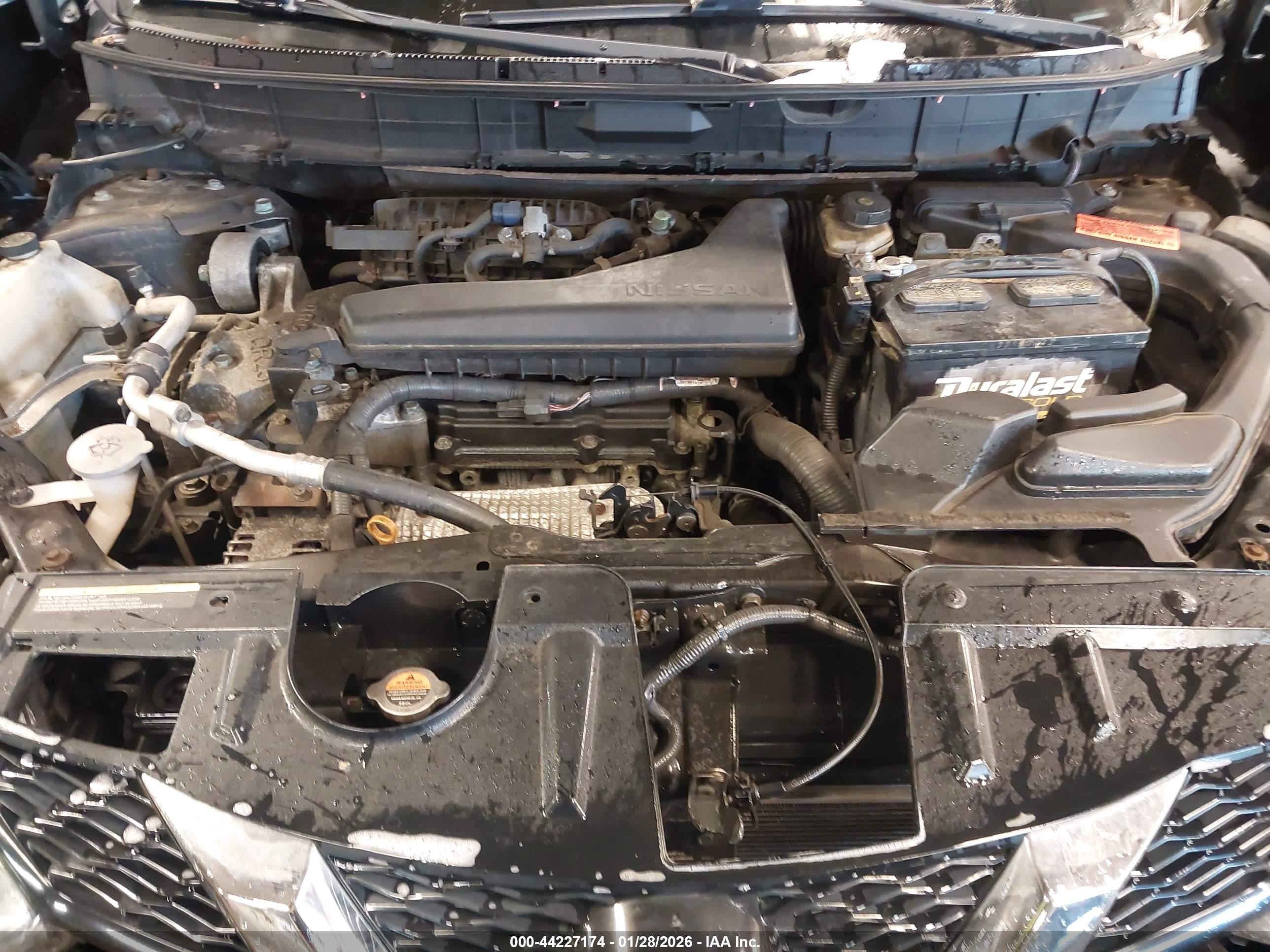 2014 Nissan Rogue Sv Gray vin: 5N1AT2MV0EC766941
