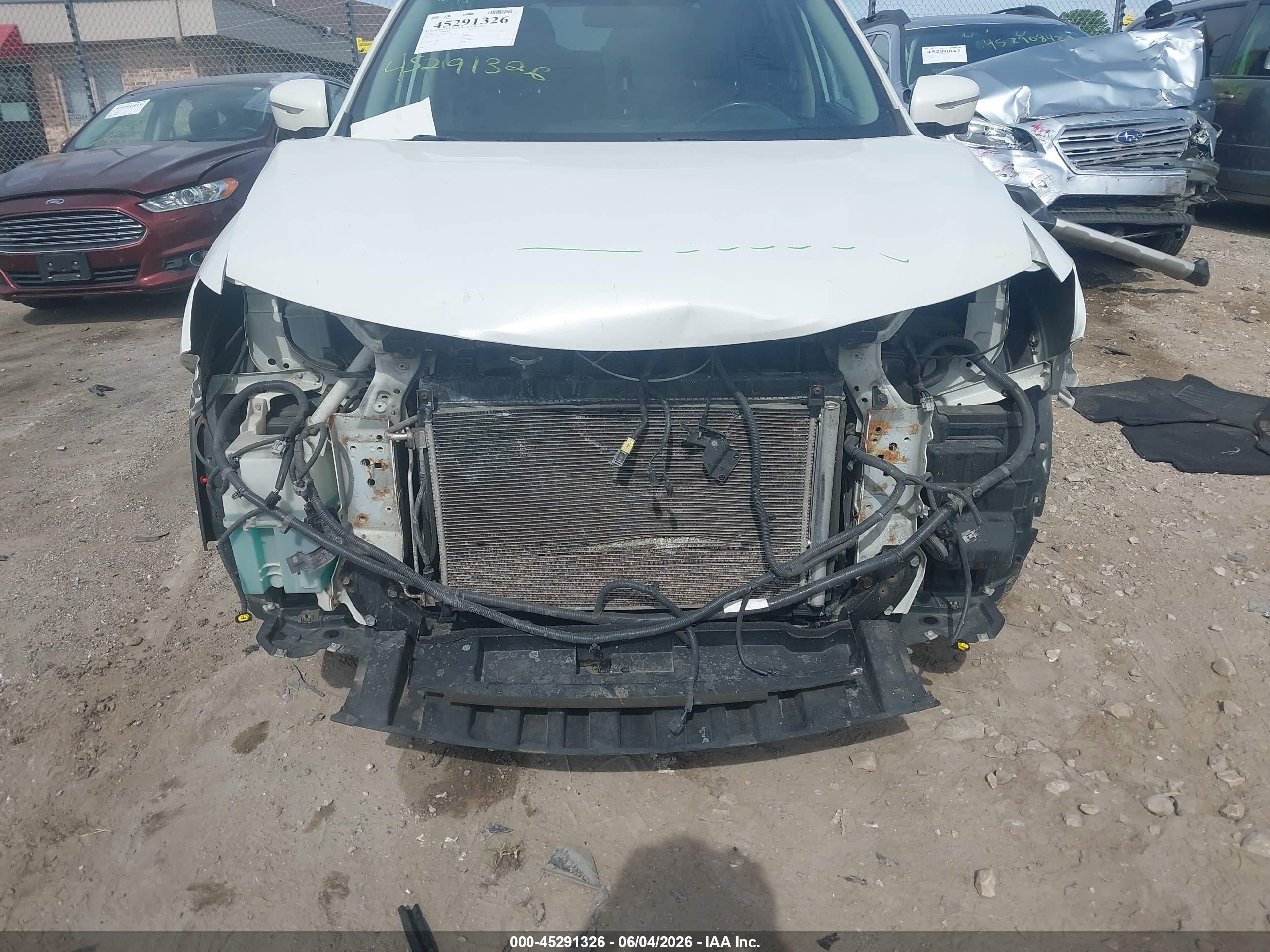 2014 Nissan Rogue Sl White vin: 5N1AT2MV0EC772805