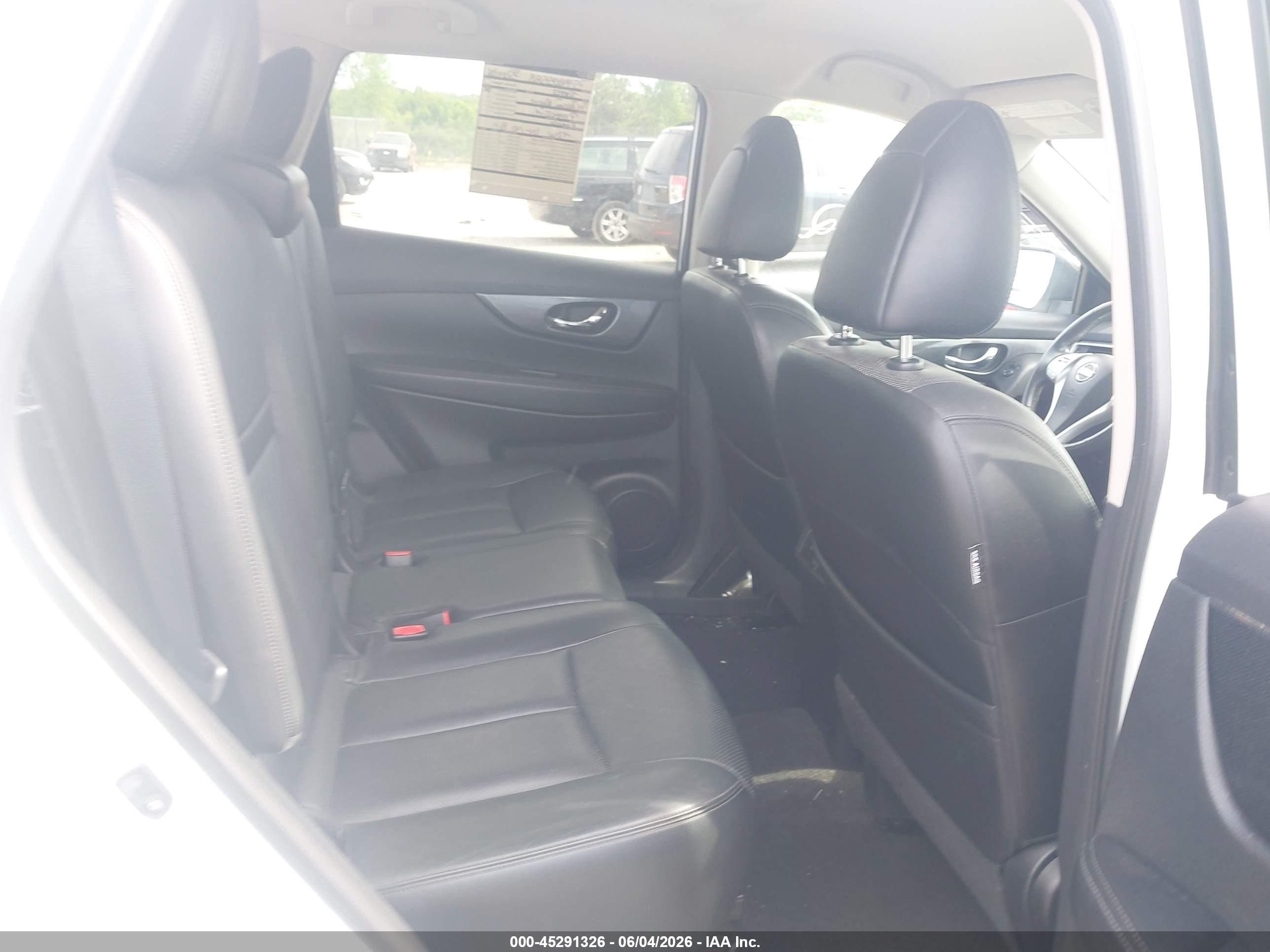 2014 Nissan Rogue Sl White vin: 5N1AT2MV0EC772805