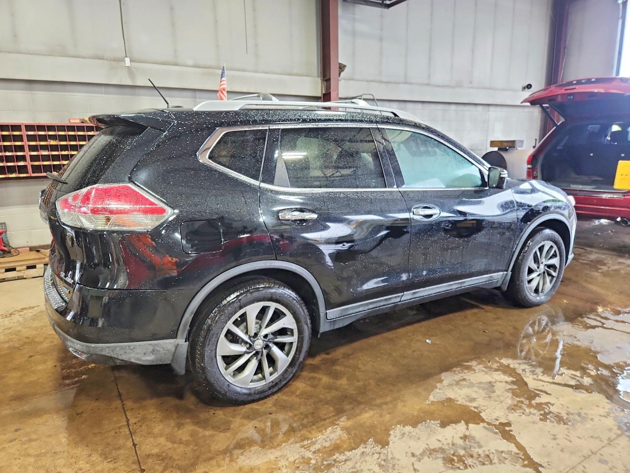 2014 Nissan Rogue Sl Черный vin: 5N1AT2MV0EC785764