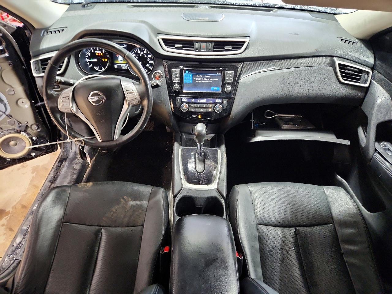 2014 Nissan Rogue Sl Черный vin: 5N1AT2MV0EC785764
