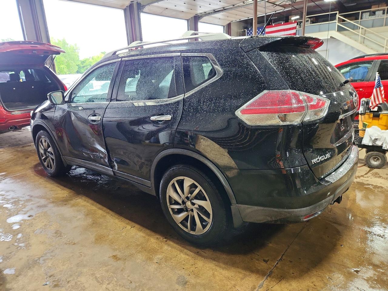 2014 Nissan Rogue Sl Черный vin: 5N1AT2MV0EC785764