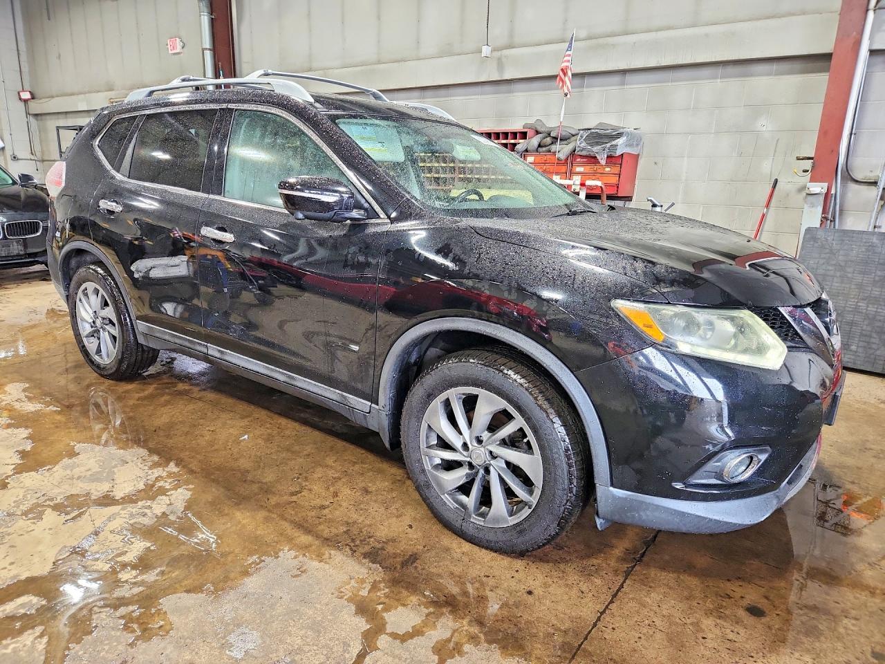 2014 Nissan Rogue Sl Черный vin: 5N1AT2MV0EC785764