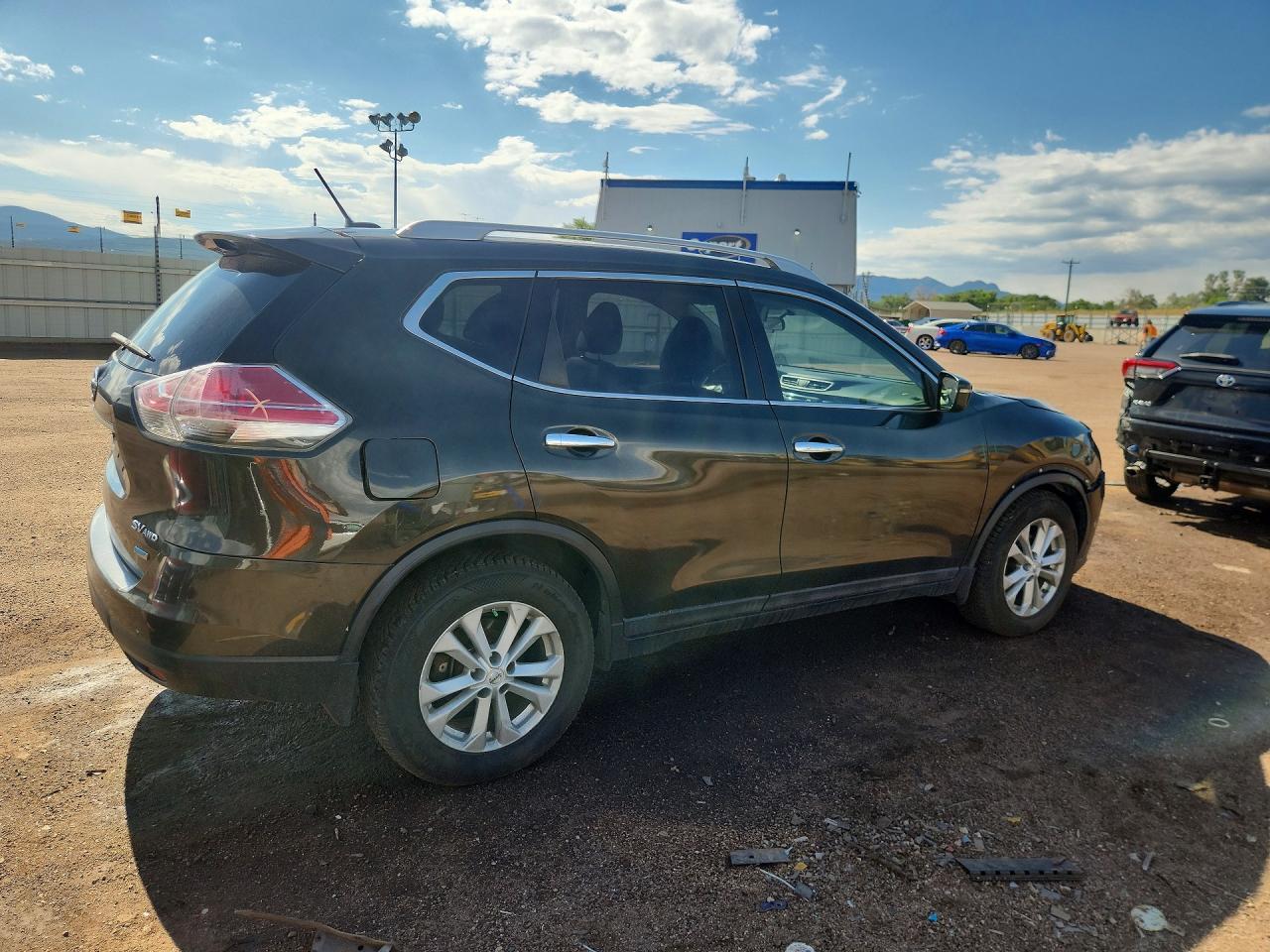 2014 Nissan Rogue Sv Black vin: 5N1AT2MV0EC786381