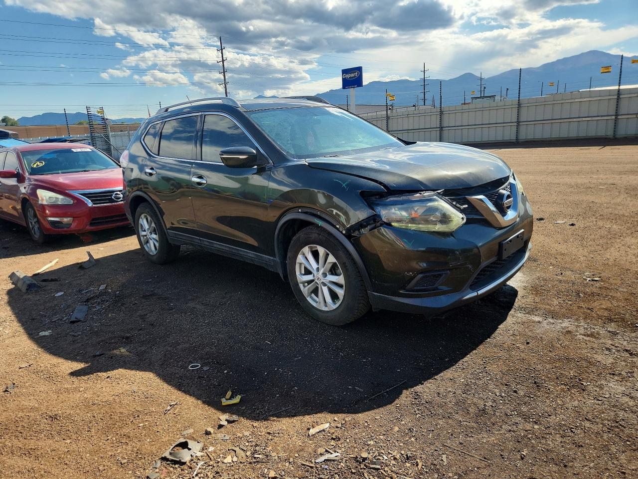 2014 Nissan Rogue Sv Black vin: 5N1AT2MV0EC786381