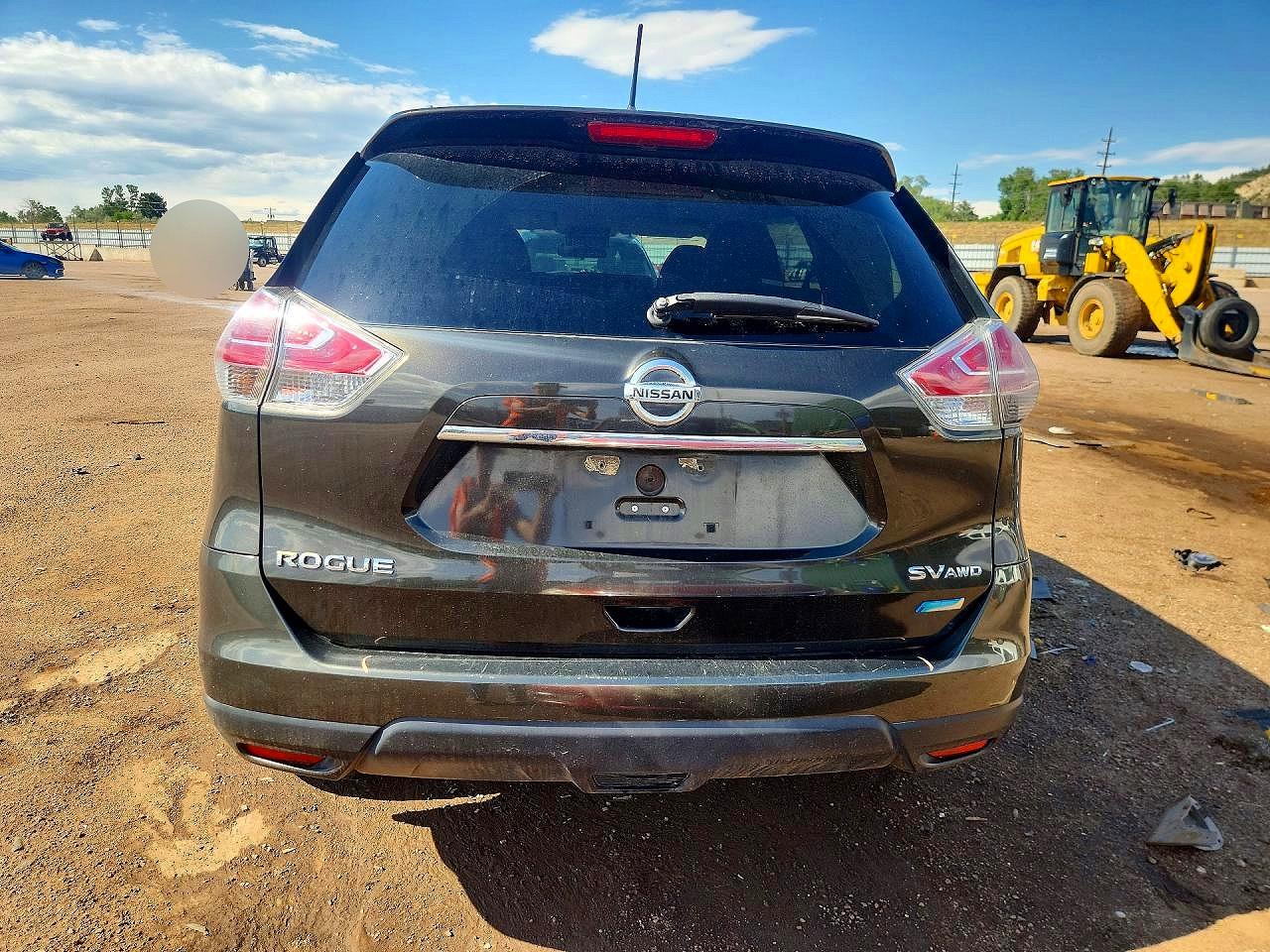 2014 Nissan Rogue Sv Black vin: 5N1AT2MV0EC786381