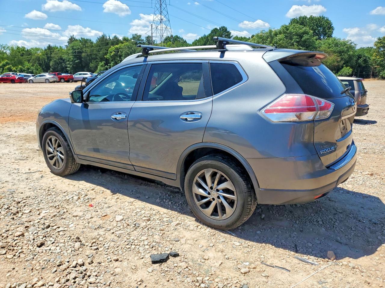 2014 Nissan Rogue Sl Gray vin: 5N1AT2MV0EC795579