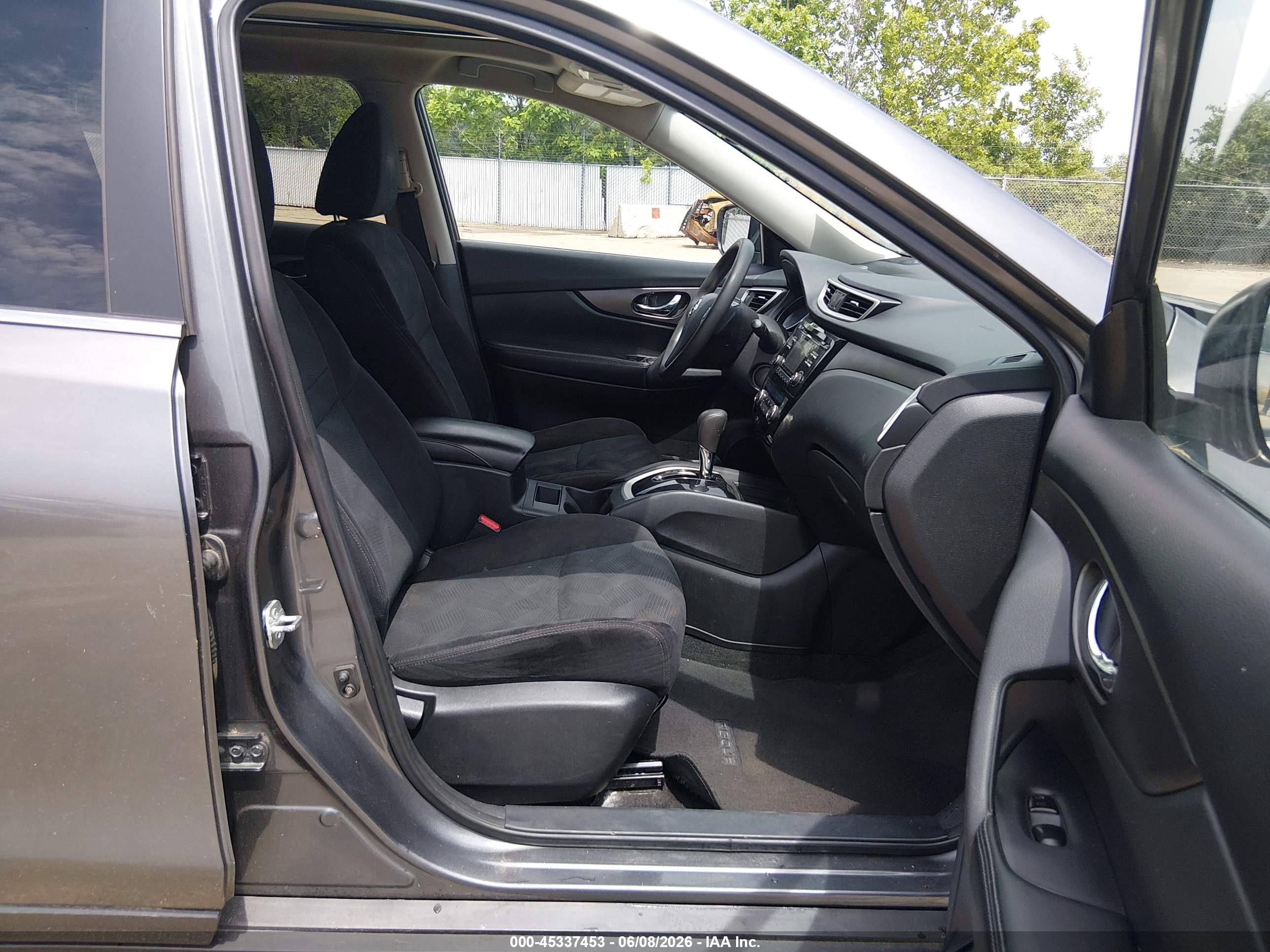 2014 Nissan Rogue Sv Gray vin: 5N1AT2MV0EC808198