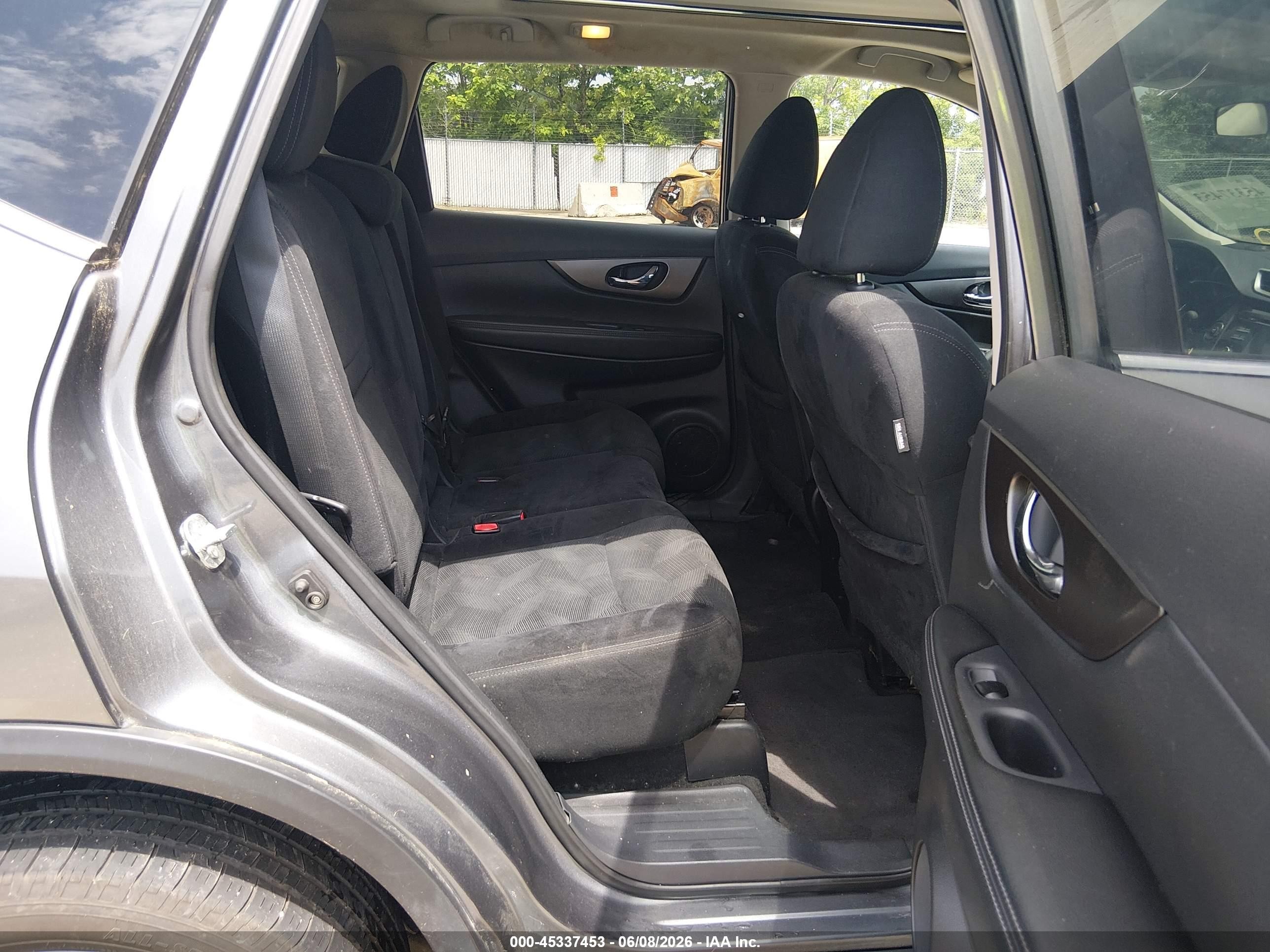 2014 Nissan Rogue Sv Gray vin: 5N1AT2MV0EC808198