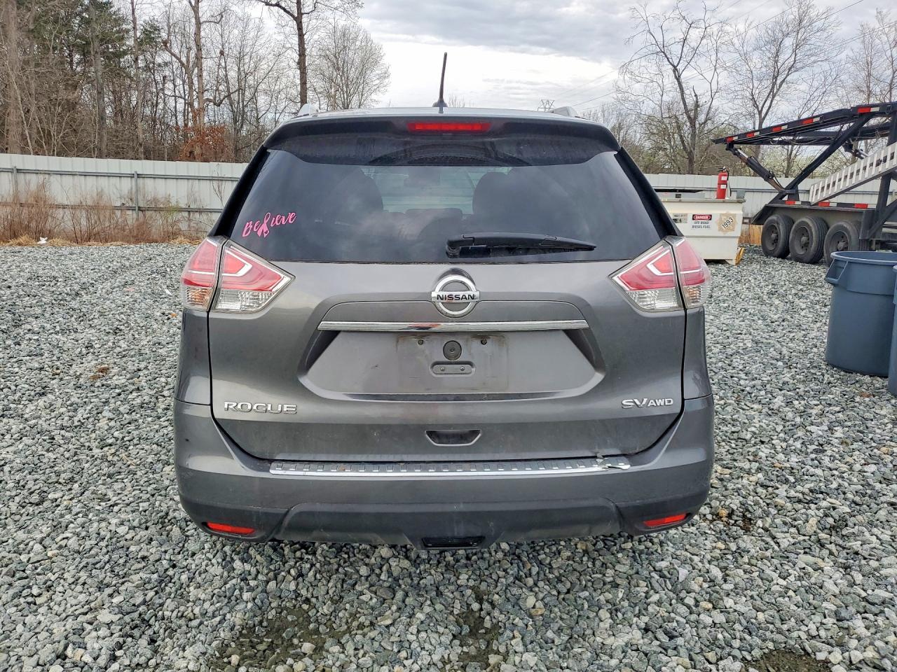 2014 Nissan Rogue Sv Charcoal vin: 5N1AT2MV0EC809769