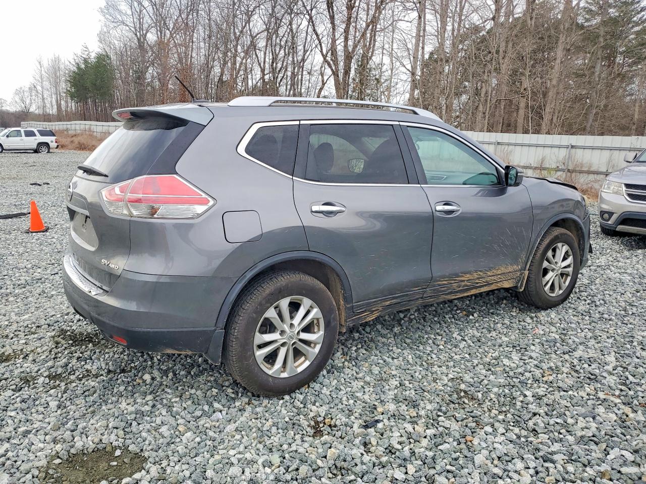 2014 Nissan Rogue Sv Charcoal vin: 5N1AT2MV0EC809769