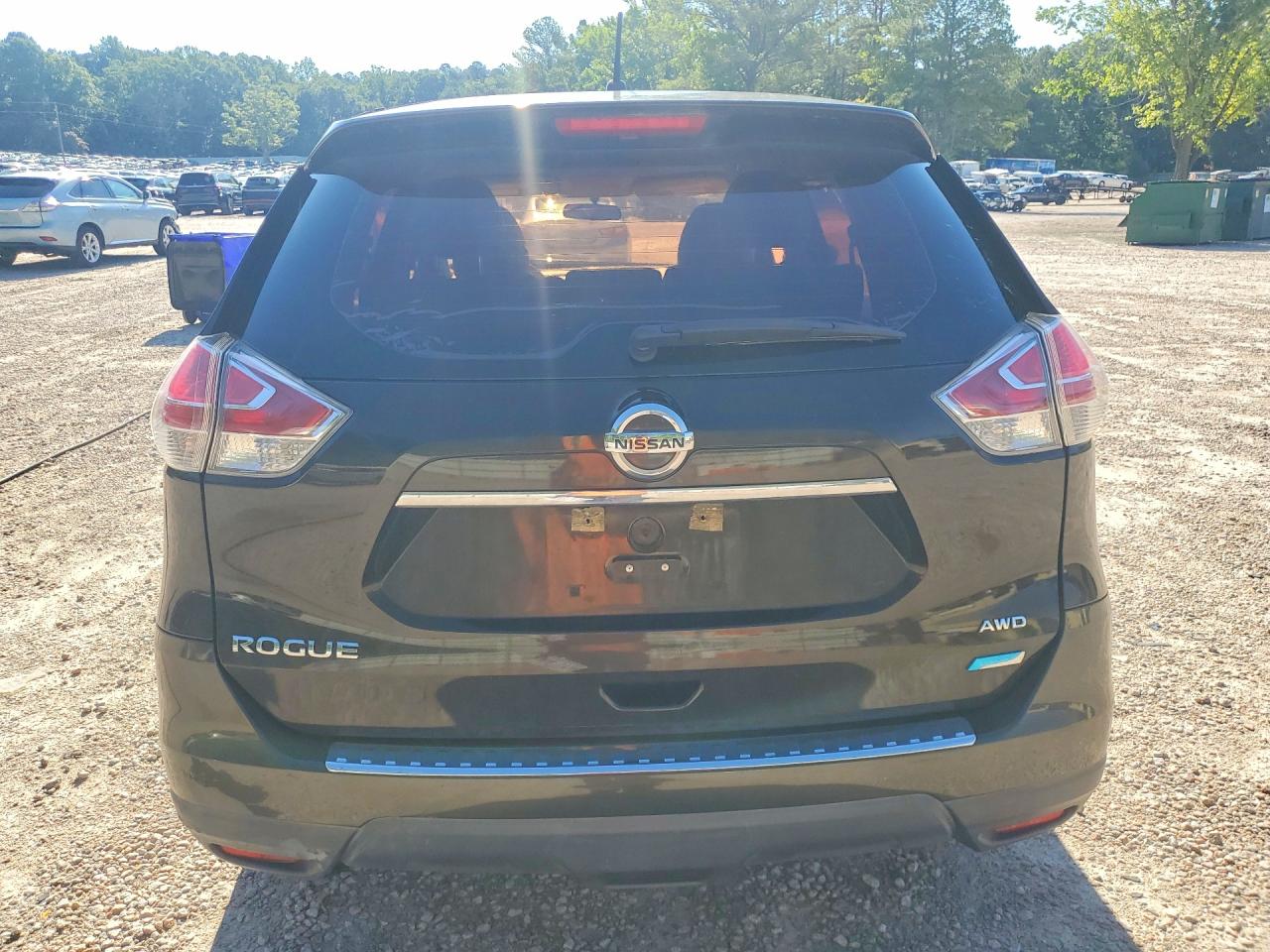 2014 Nissan Rogue S Угольный vin: 5N1AT2MV0EC810453