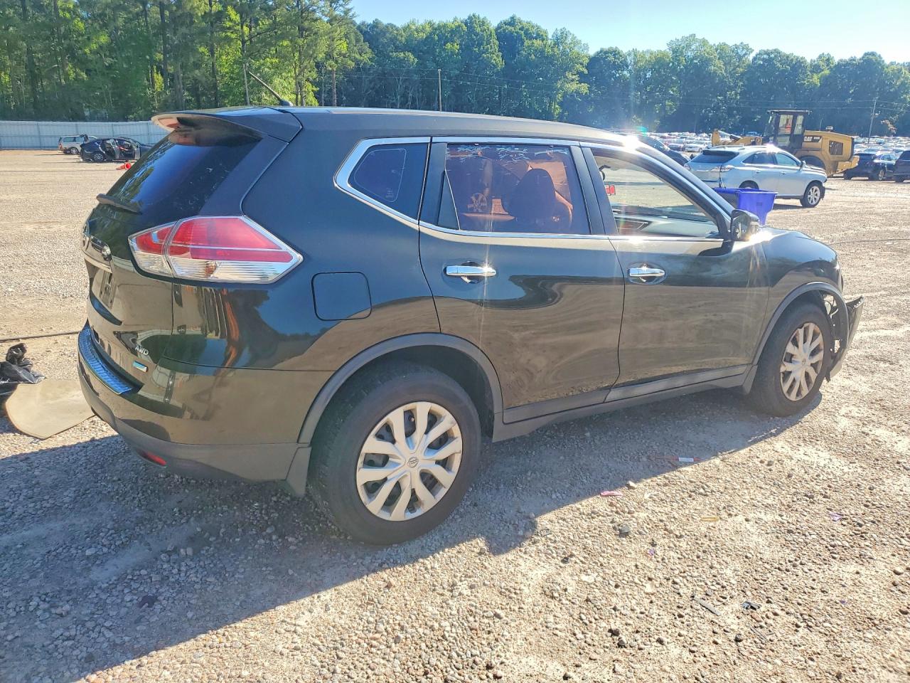 2014 Nissan Rogue S Угольный vin: 5N1AT2MV0EC810453