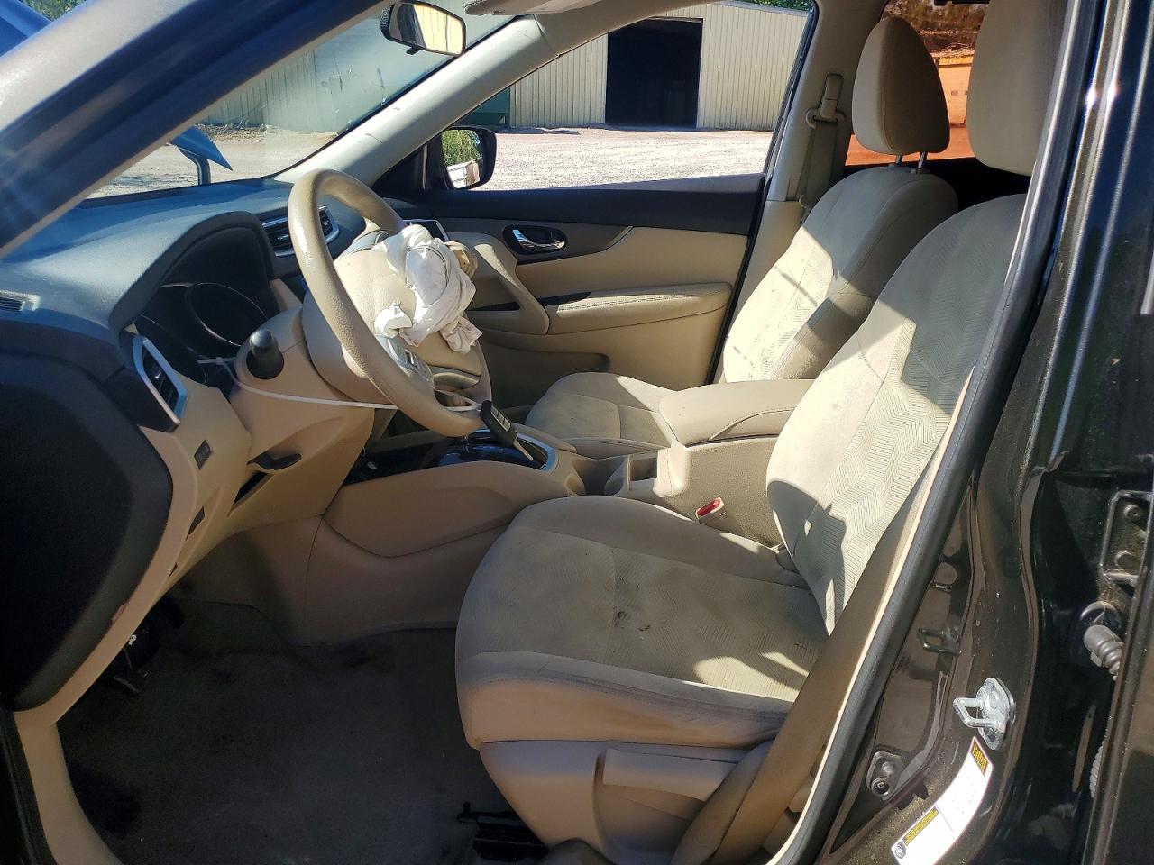 2014 Nissan Rogue S Угольный vin: 5N1AT2MV0EC810453