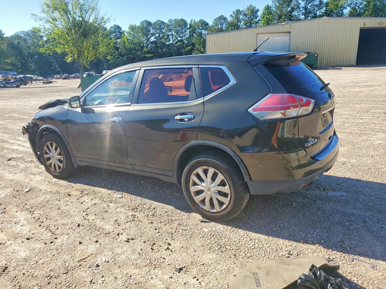 2014 Nissan Rogue S Угольный vin: 5N1AT2MV0EC810453