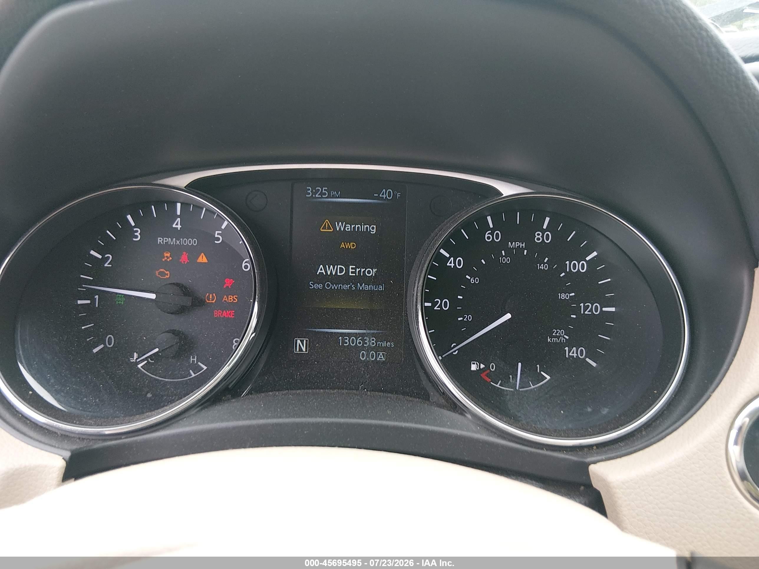 2014 Nissan Rogue Sl White vin: 5N1AT2MV0EC810694