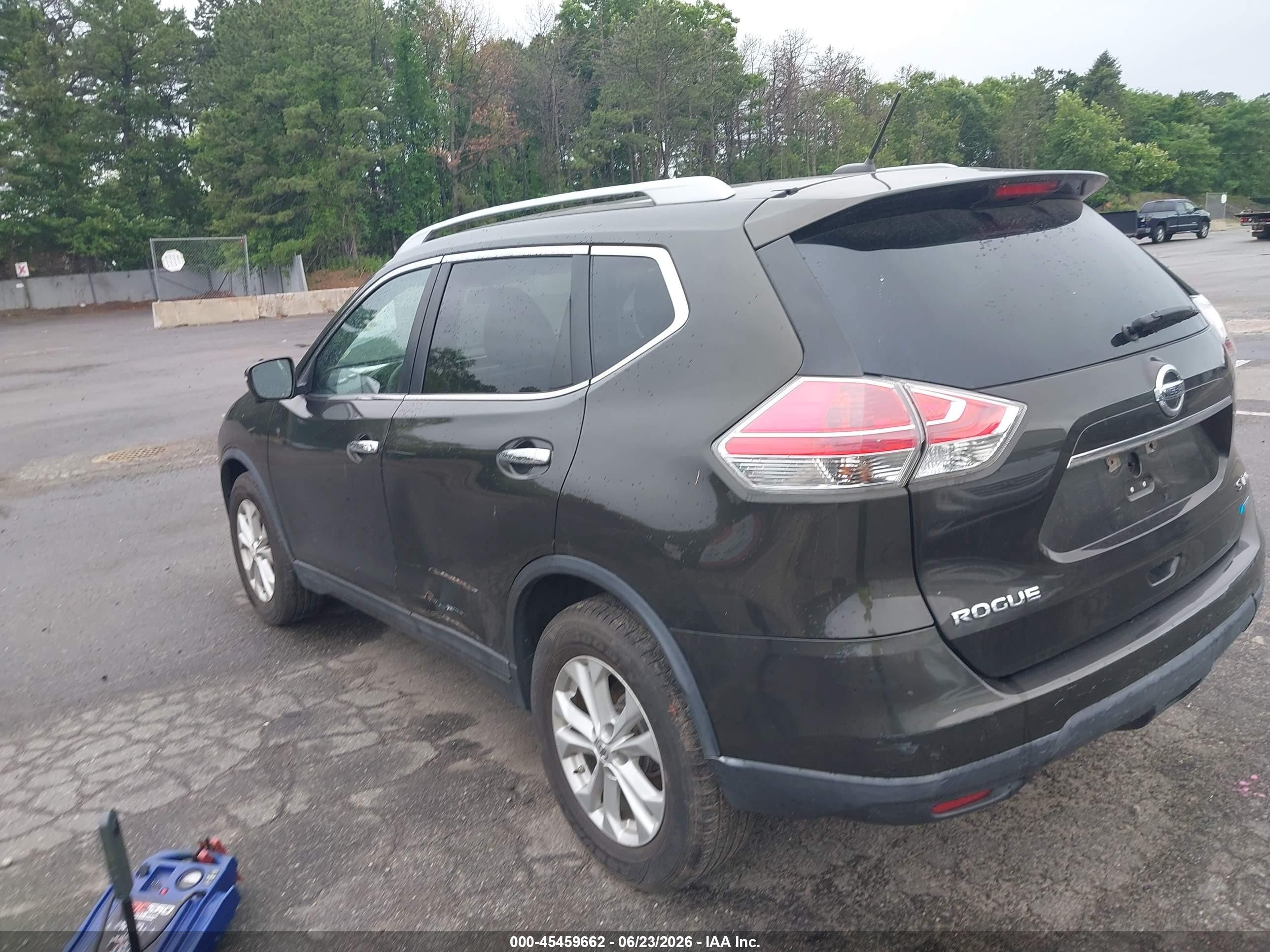 2014 Nissan Rogue Sv Green vin: 5N1AT2MV0EC811859