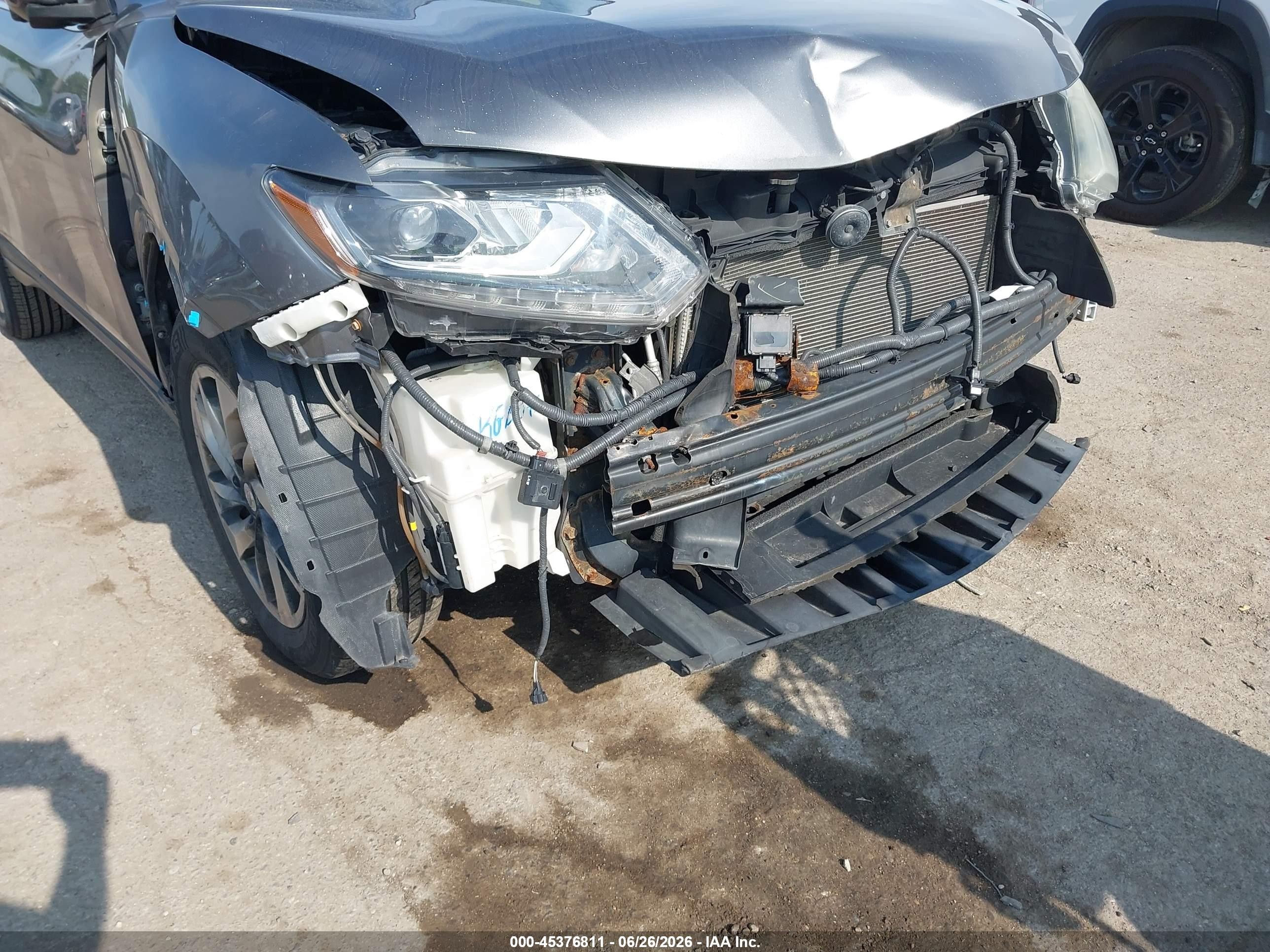 2014 Nissan Rogue Sl Gray vin: 5N1AT2MV0EC825244