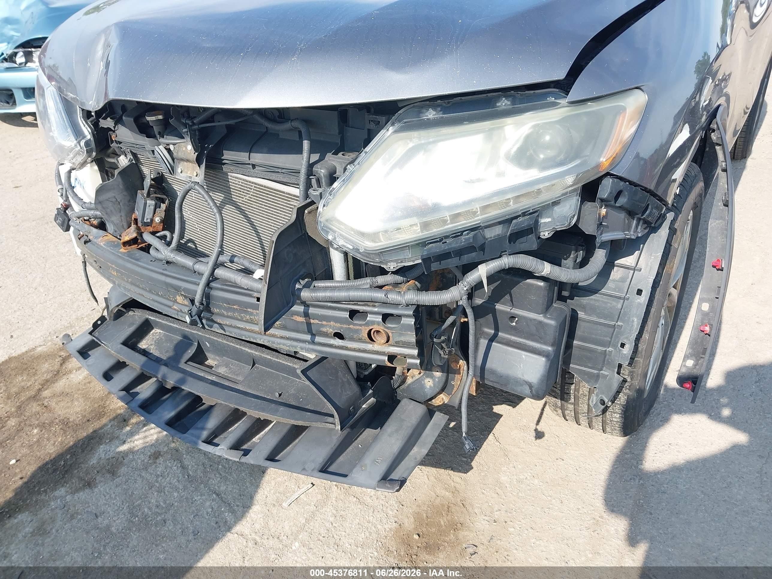 2014 Nissan Rogue Sl Gray vin: 5N1AT2MV0EC825244