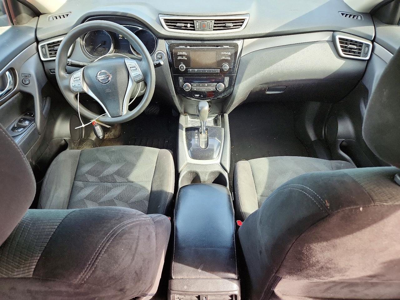 2014 Nissan Rogue Sv Gray vin: 5N1AT2MV0EC833439