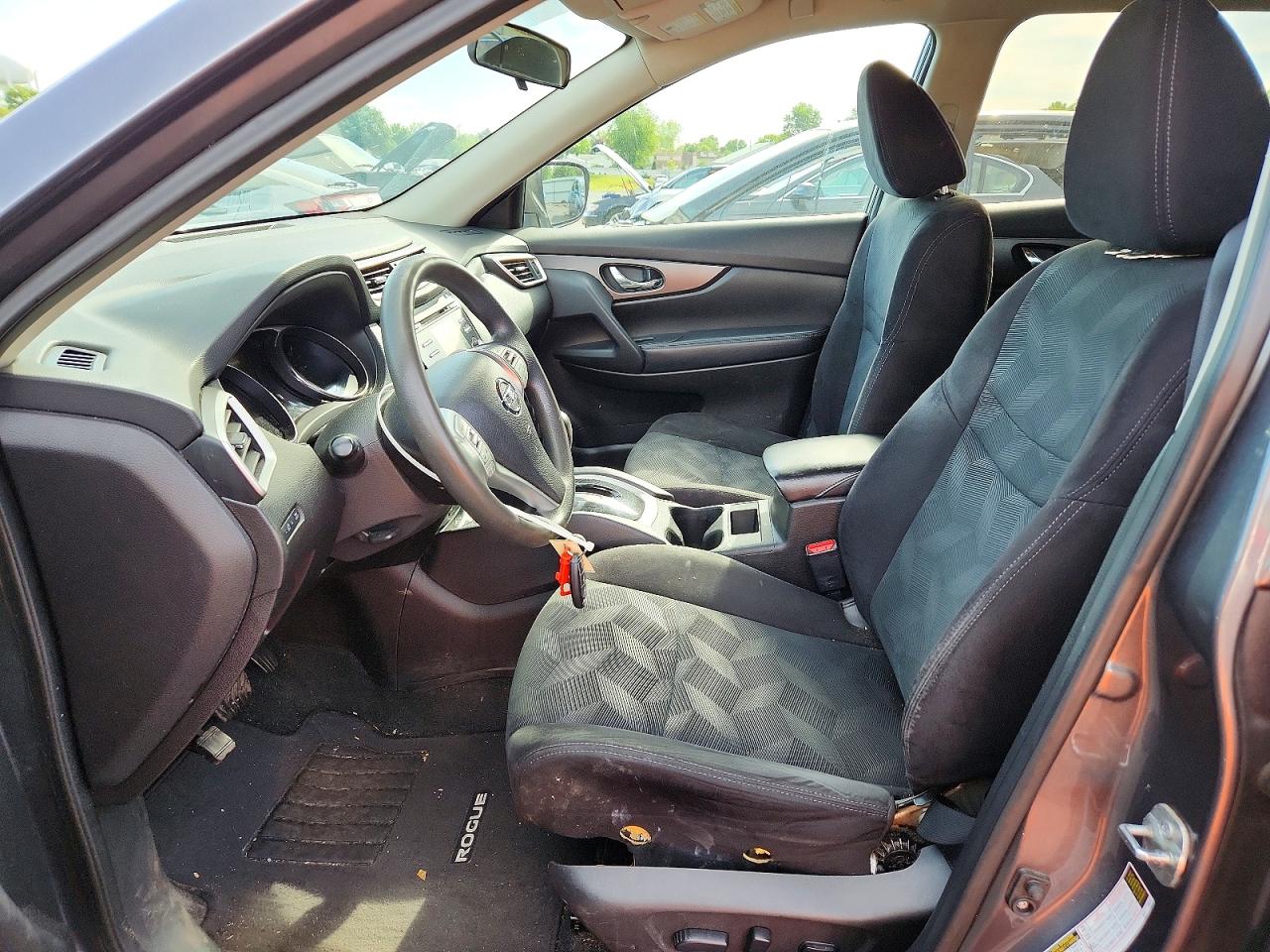 2014 Nissan Rogue Sv Gray vin: 5N1AT2MV0EC833439