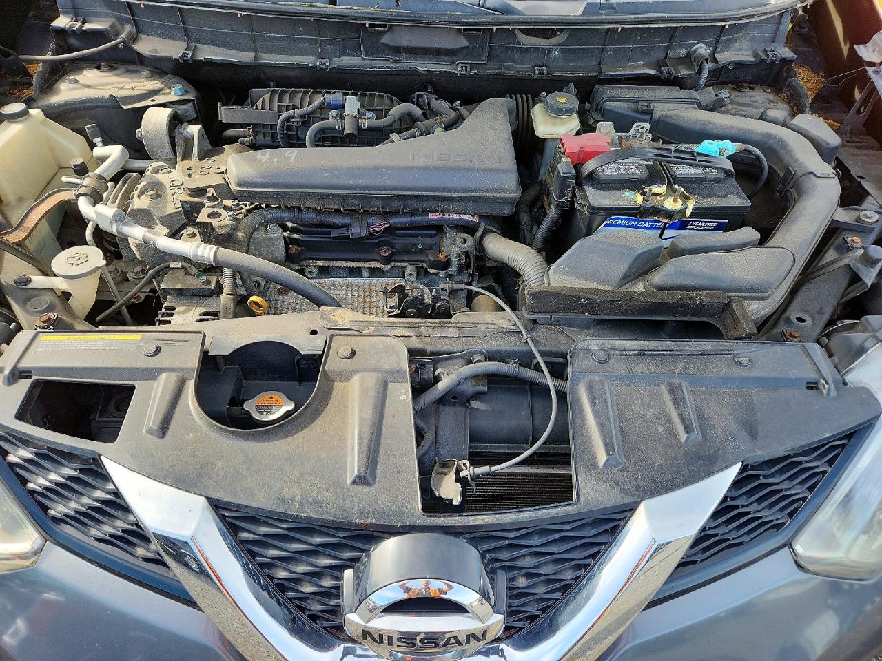 2014 Nissan Rogue Sv Gray vin: 5N1AT2MV0EC833439