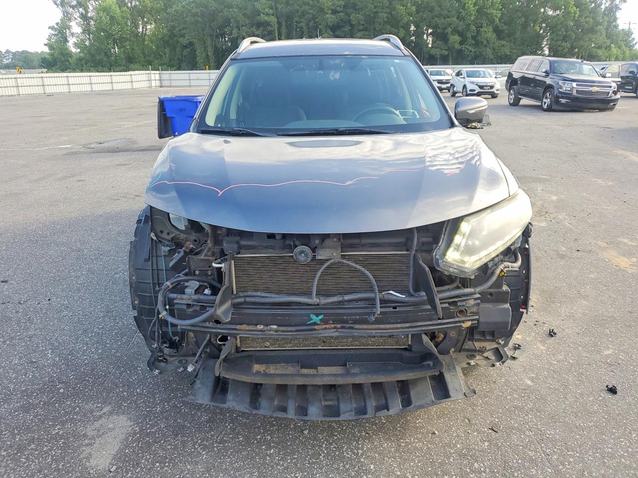 2014 Nissan Rogue Sv Серый vin: 5N1AT2MV0EC846143