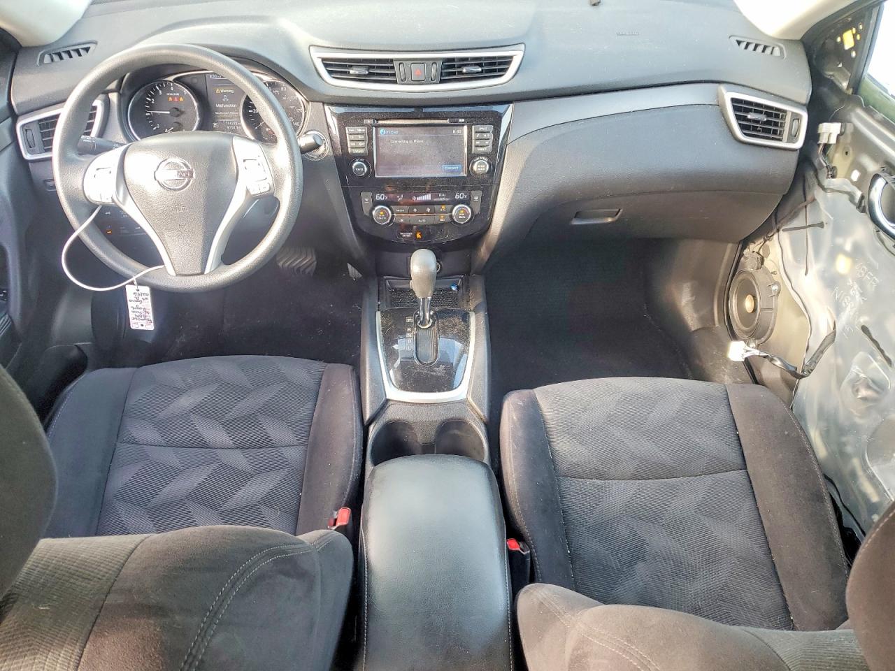 2014 Nissan Rogue Sv Серый vin: 5N1AT2MV0EC846143
