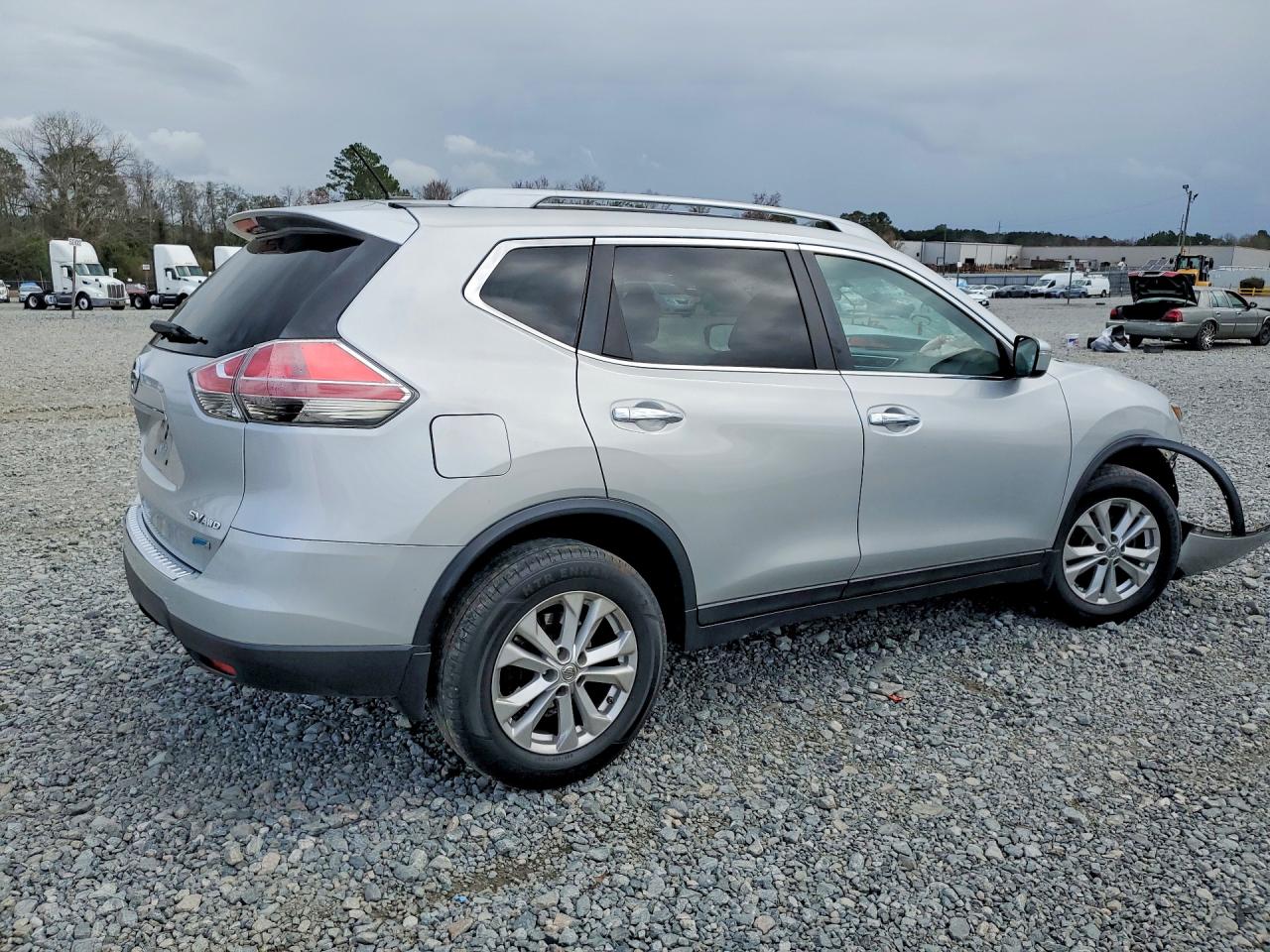 2014 Nissan Rogue S Gray vin: 5N1AT2MV0EC852525