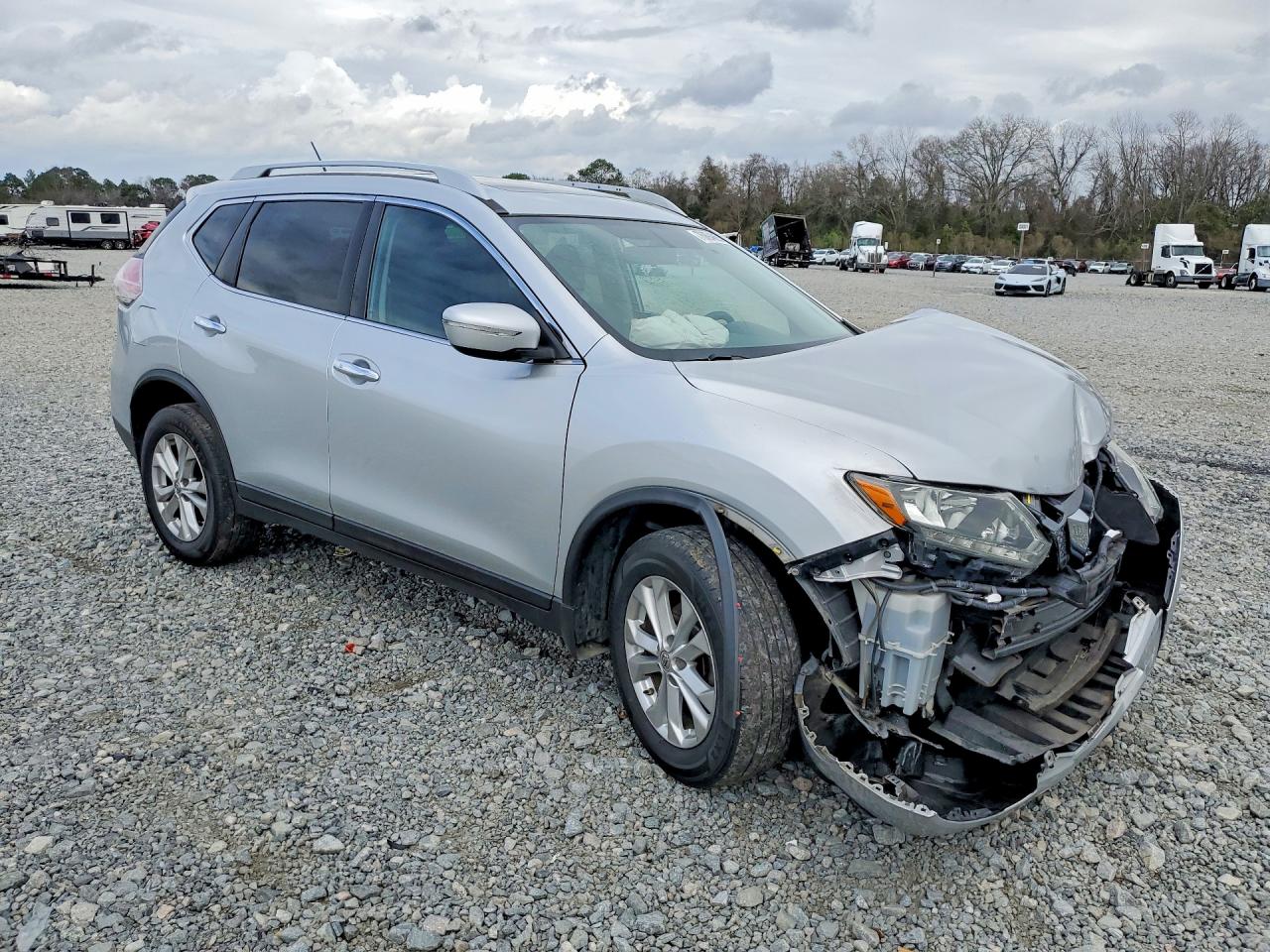 2014 Nissan Rogue S Gray vin: 5N1AT2MV0EC852525
