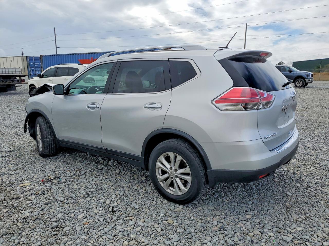 2014 Nissan Rogue S Gray vin: 5N1AT2MV0EC852525