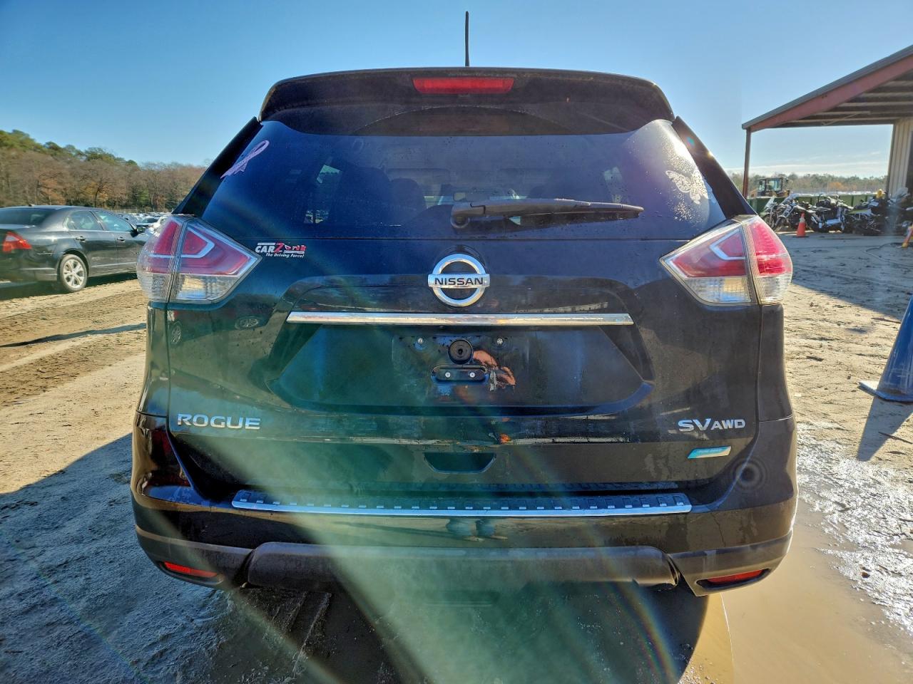 2014 Nissan Rogue Sv Black vin: 5N1AT2MV0EC859829