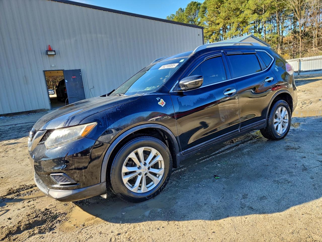 2014 Nissan Rogue Sv Black vin: 5N1AT2MV0EC859829