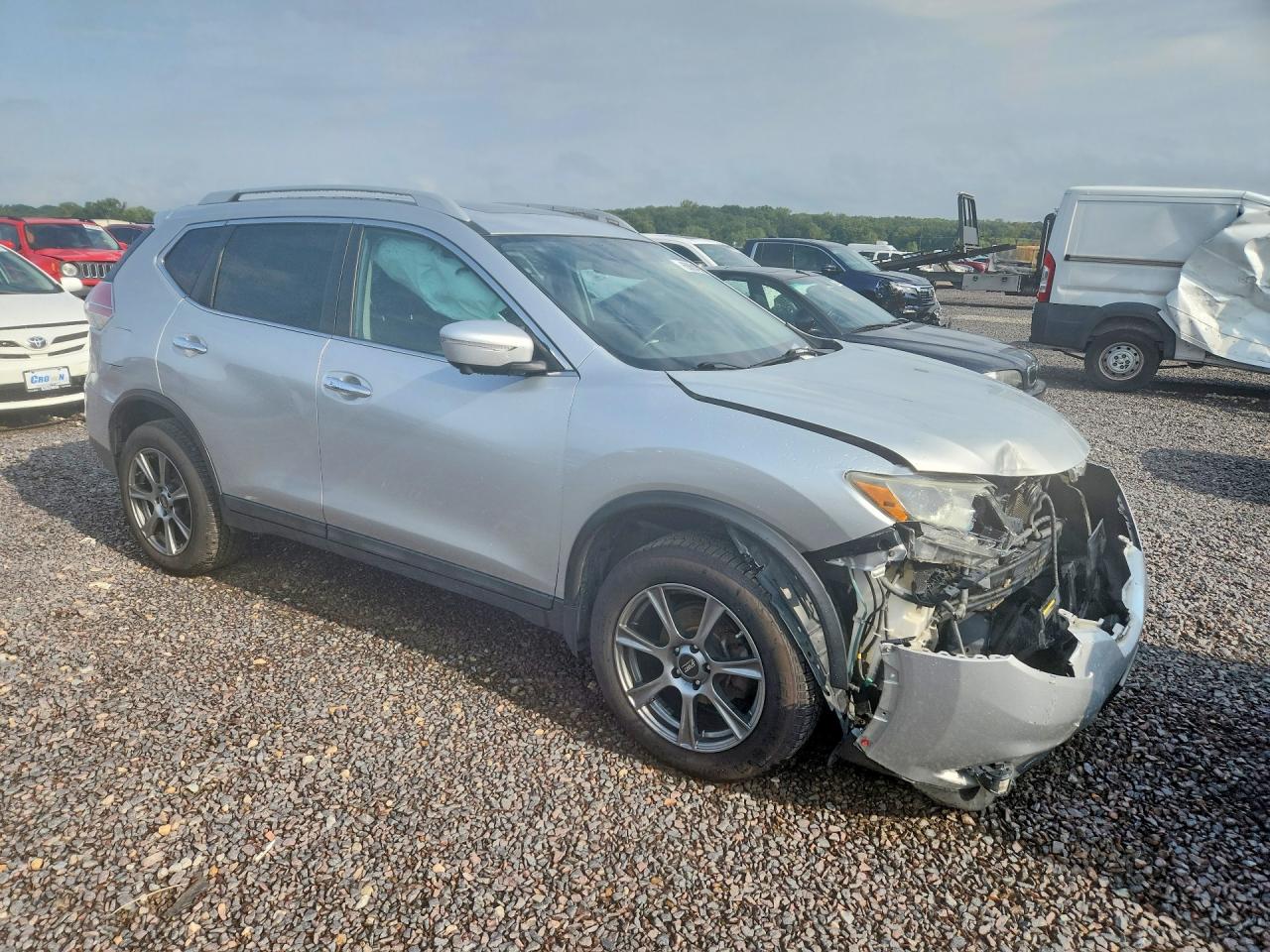 2014 Nissan Rogue Sl Silver vin: 5N1AT2MV0EC864142