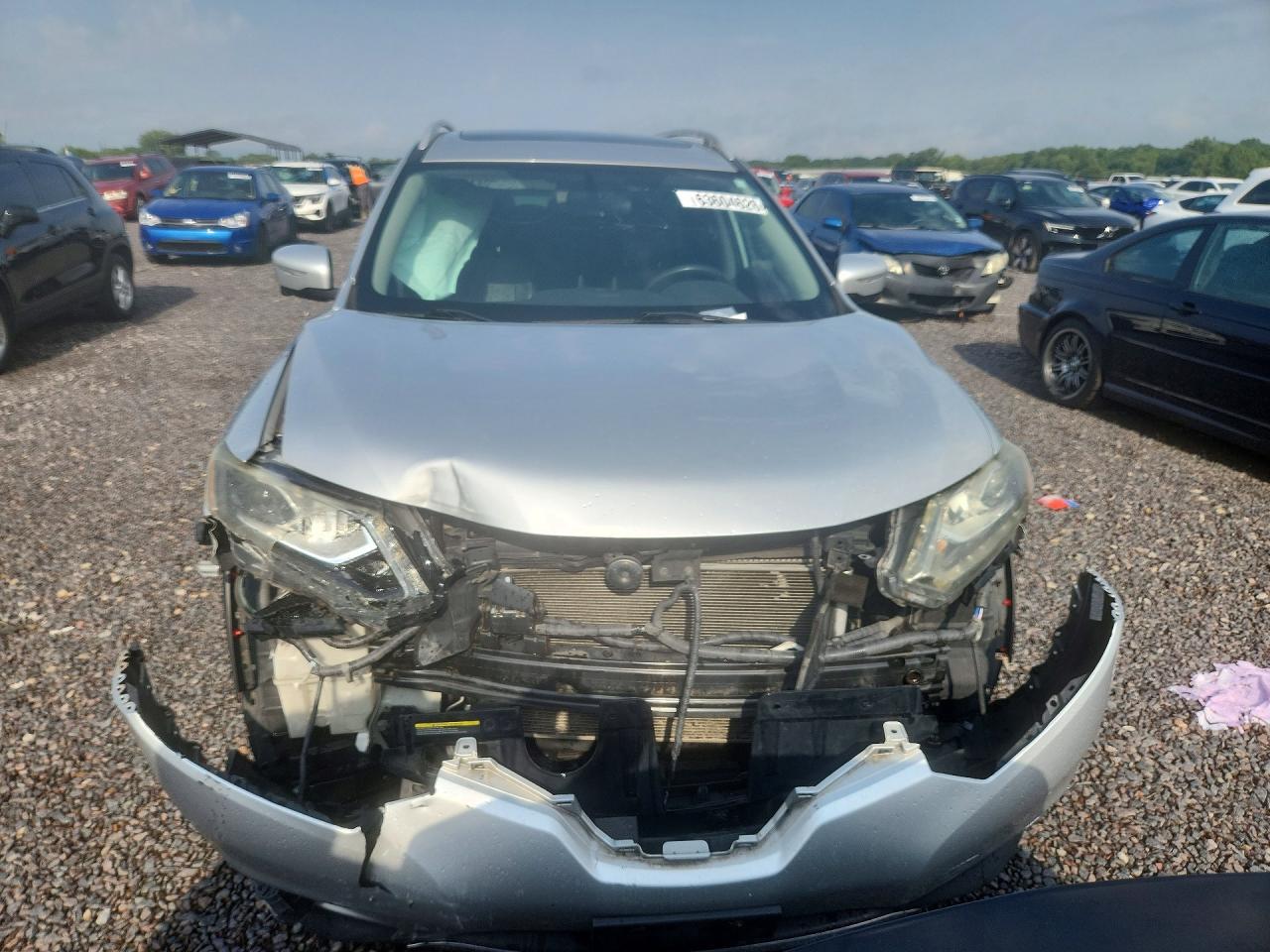 2014 Nissan Rogue Sl Silver vin: 5N1AT2MV0EC864142