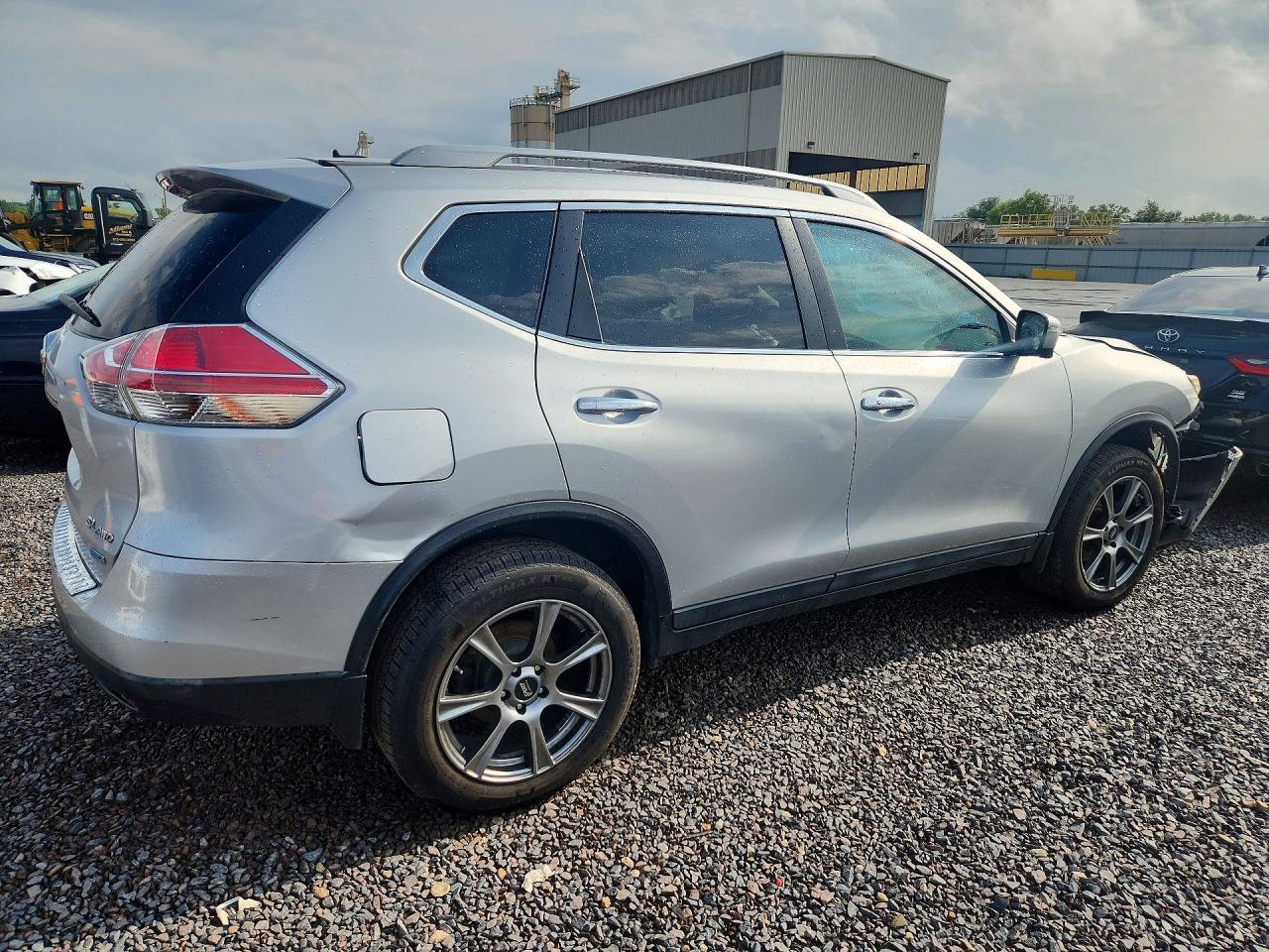 2014 Nissan Rogue Sl Silver vin: 5N1AT2MV0EC864142