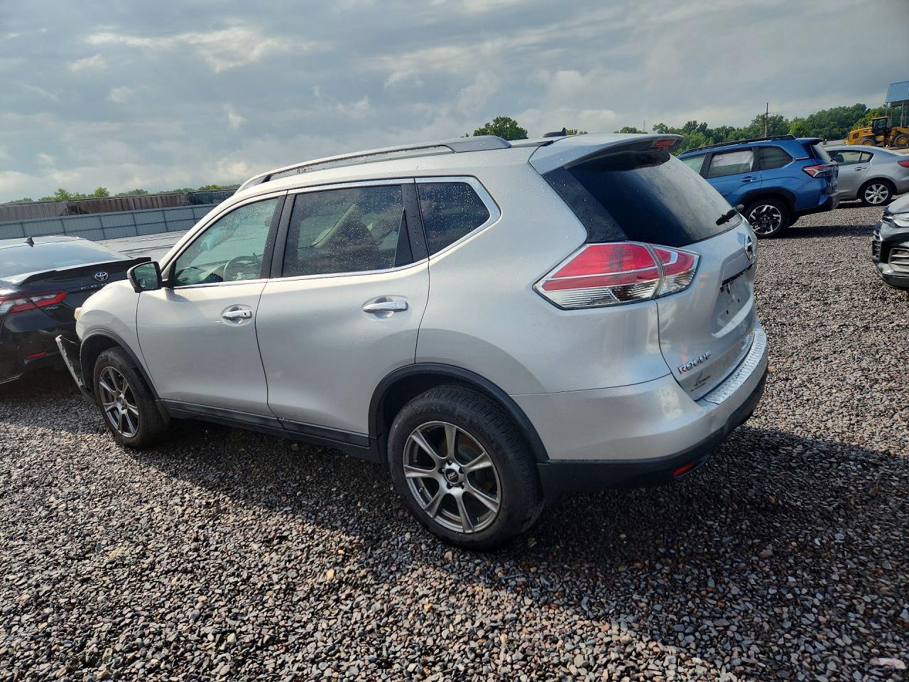 2014 Nissan Rogue Sl Silver vin: 5N1AT2MV0EC864142