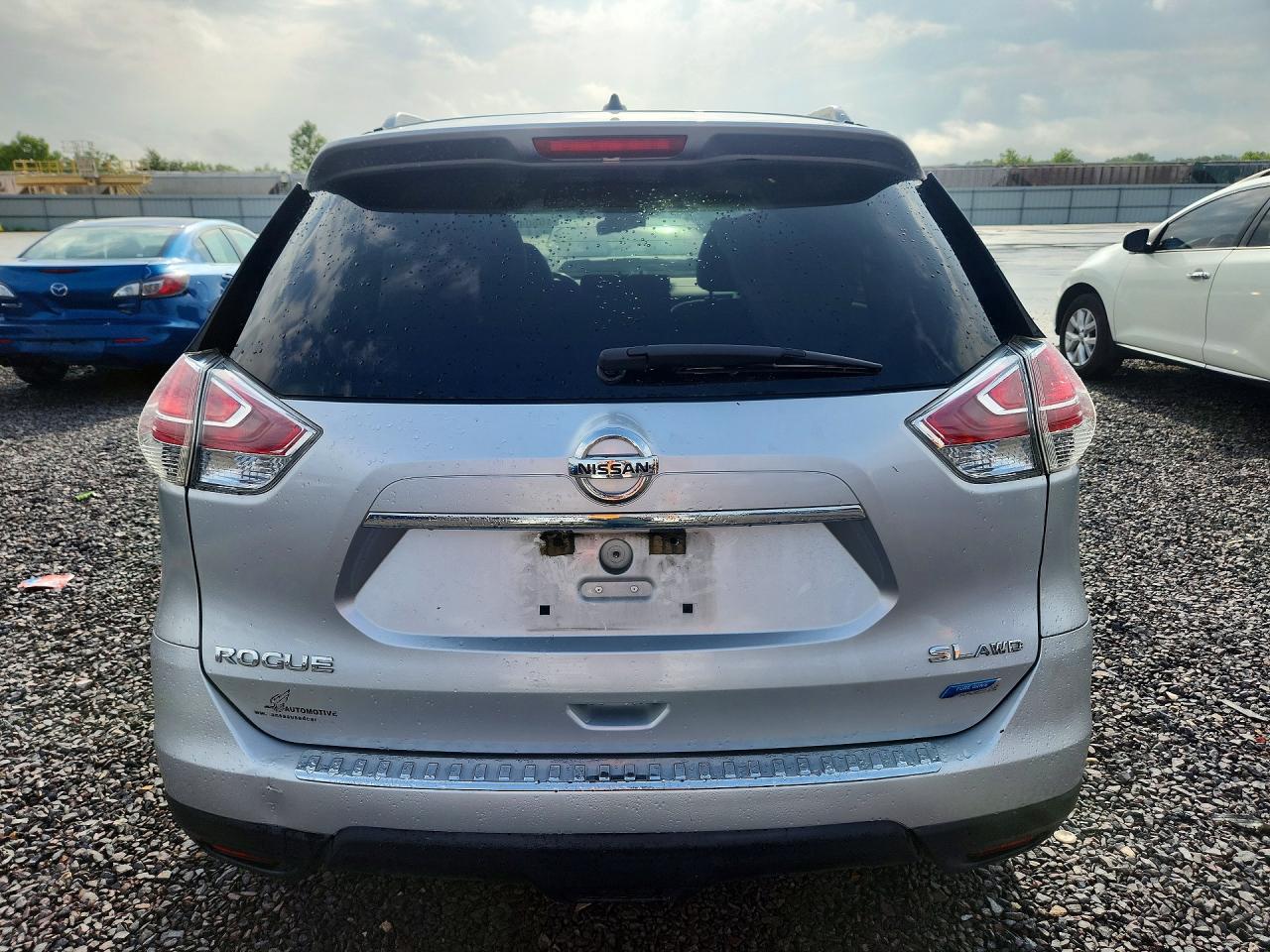 2014 Nissan Rogue Sl Silver vin: 5N1AT2MV0EC864142