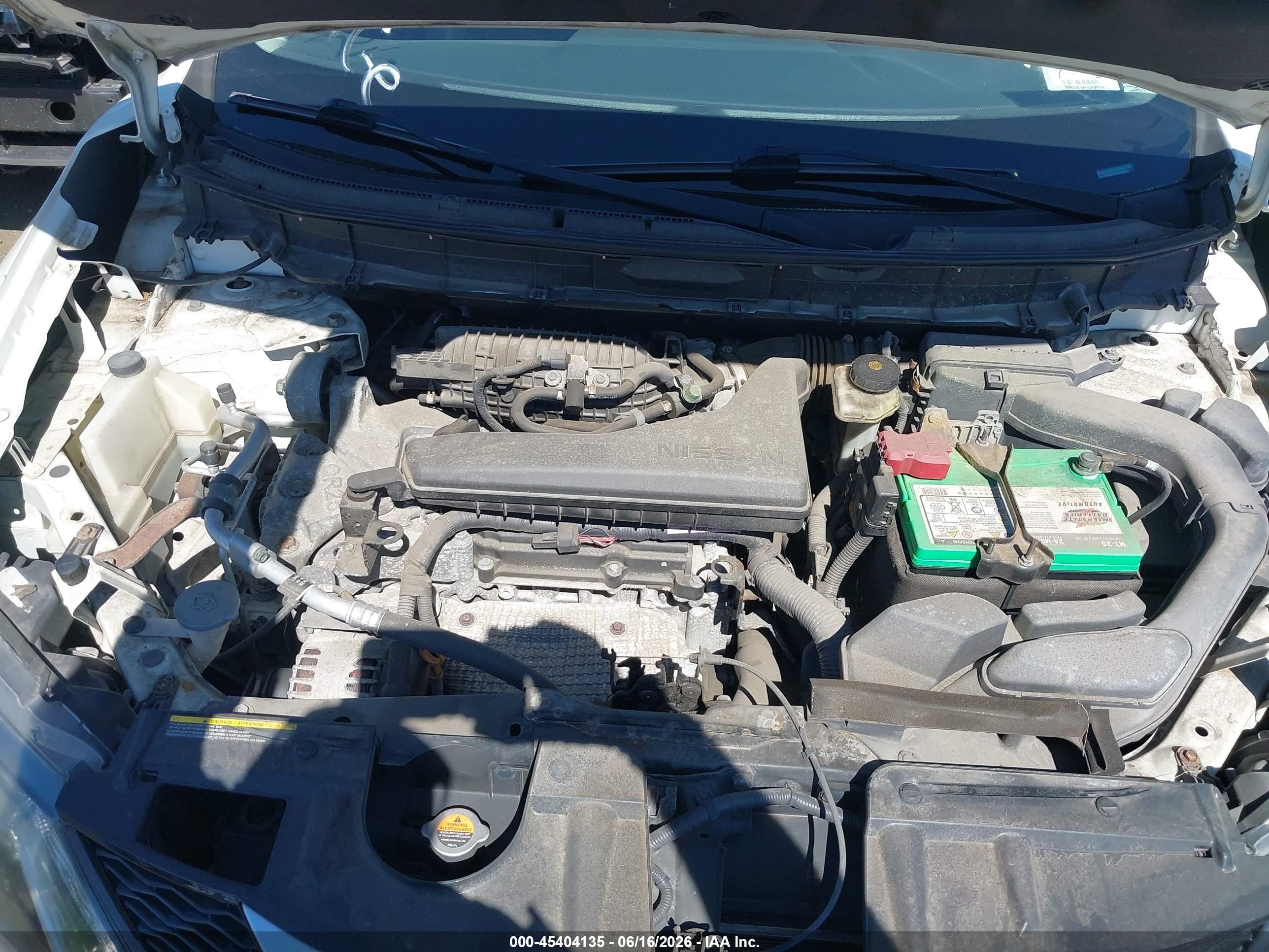 2014 Nissan Rogue S Белый vin: 5N1AT2MV0EC869518