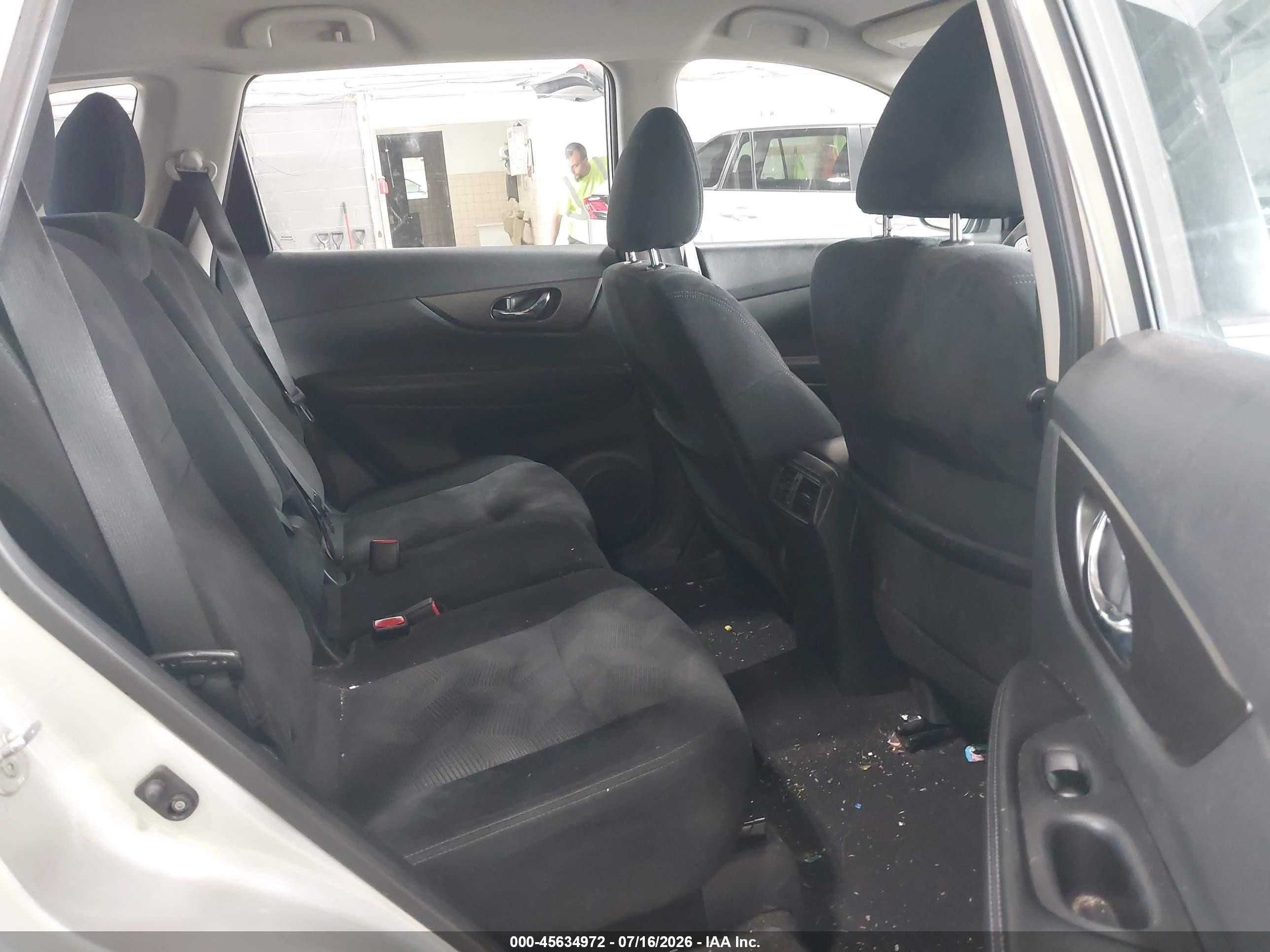 2014 Nissan Rogue S Gray vin: 5N1AT2MV0EC869552
